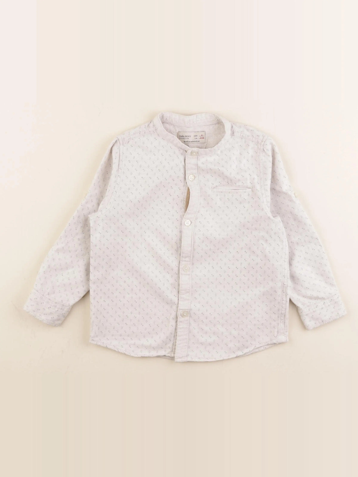 Zara - chemise beige - 4 ans