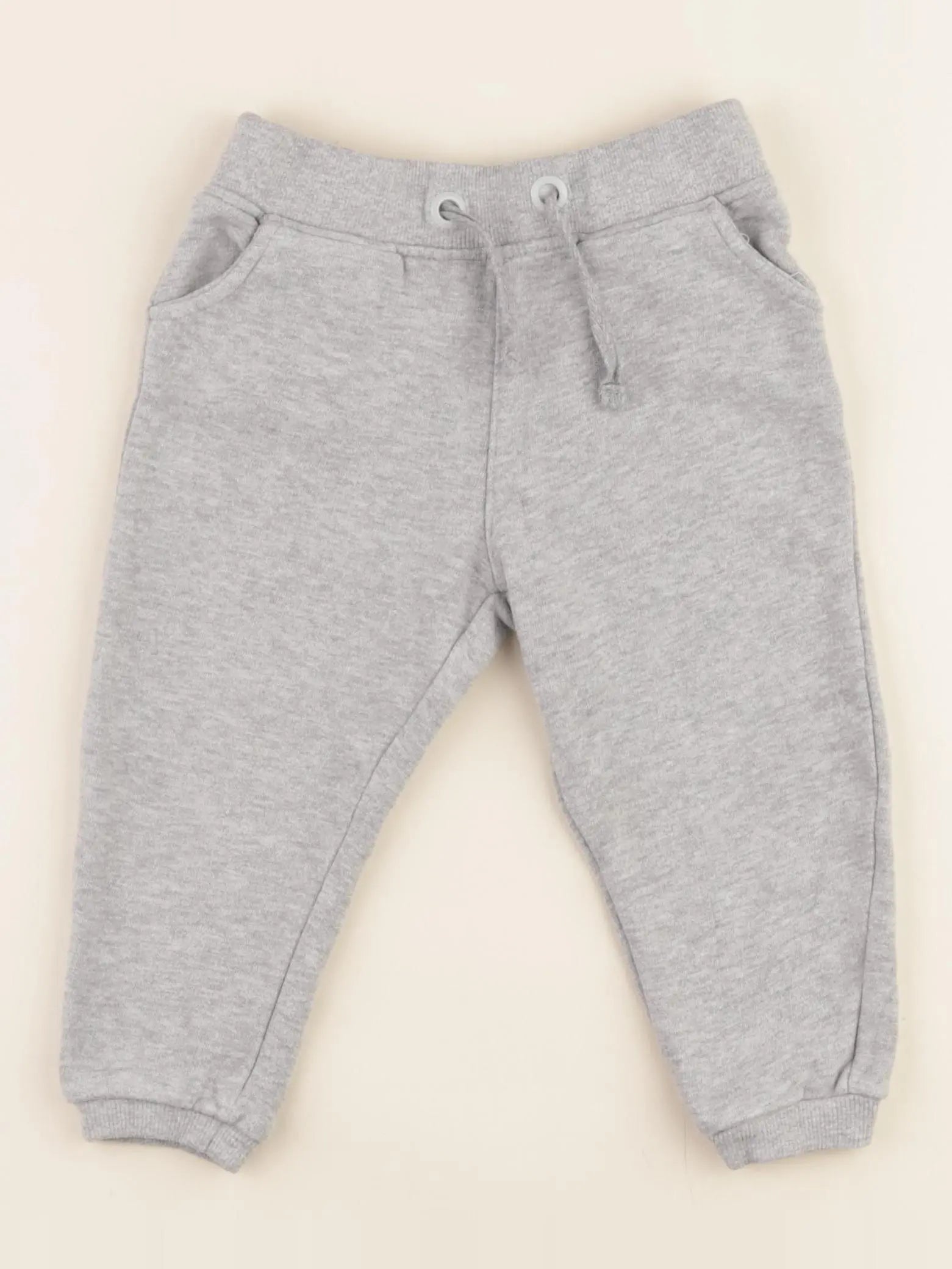 Vertbaudet - jogging doublé gris - 2 ans