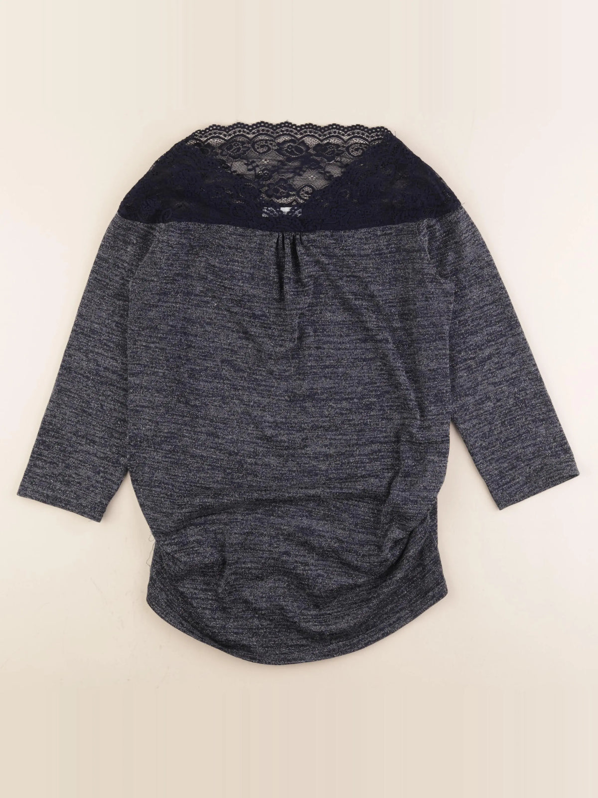 La Halle - tee-shirt grossesse bleu - m