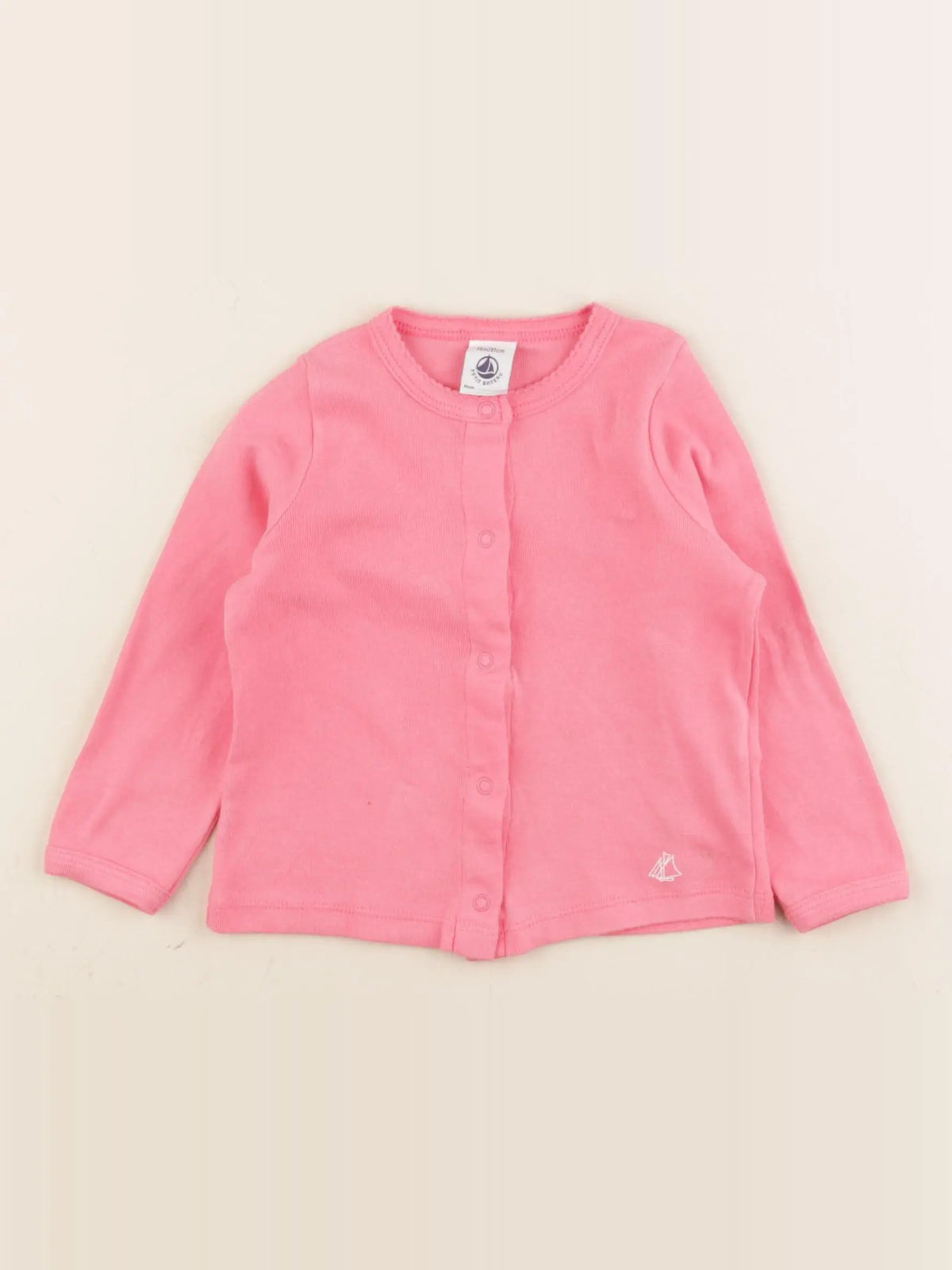 Petit Bateau - tee-shirt rose - 18 mois