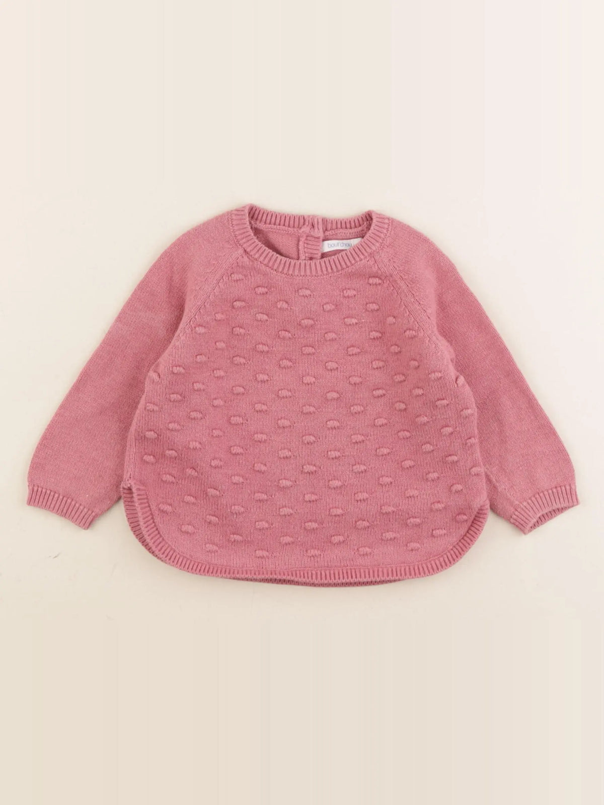 Boutchou - pull rose - 6 mois