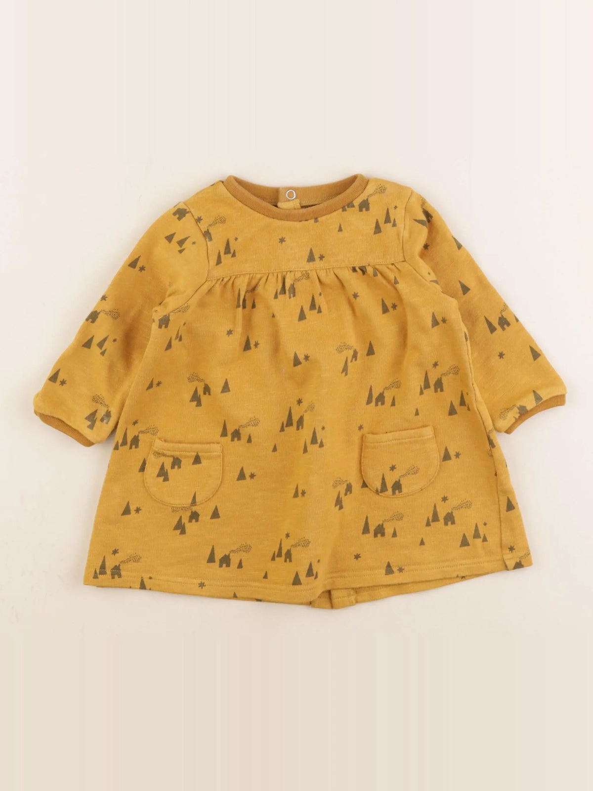 Moulin Roty - robe jaune - 6 mois