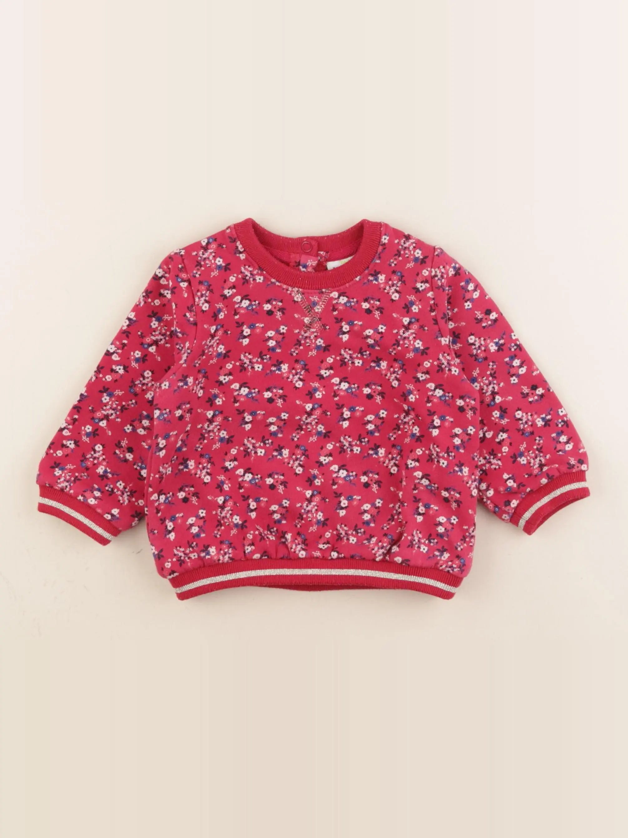 Tape à l'oeil - sweat rose - 12 mois