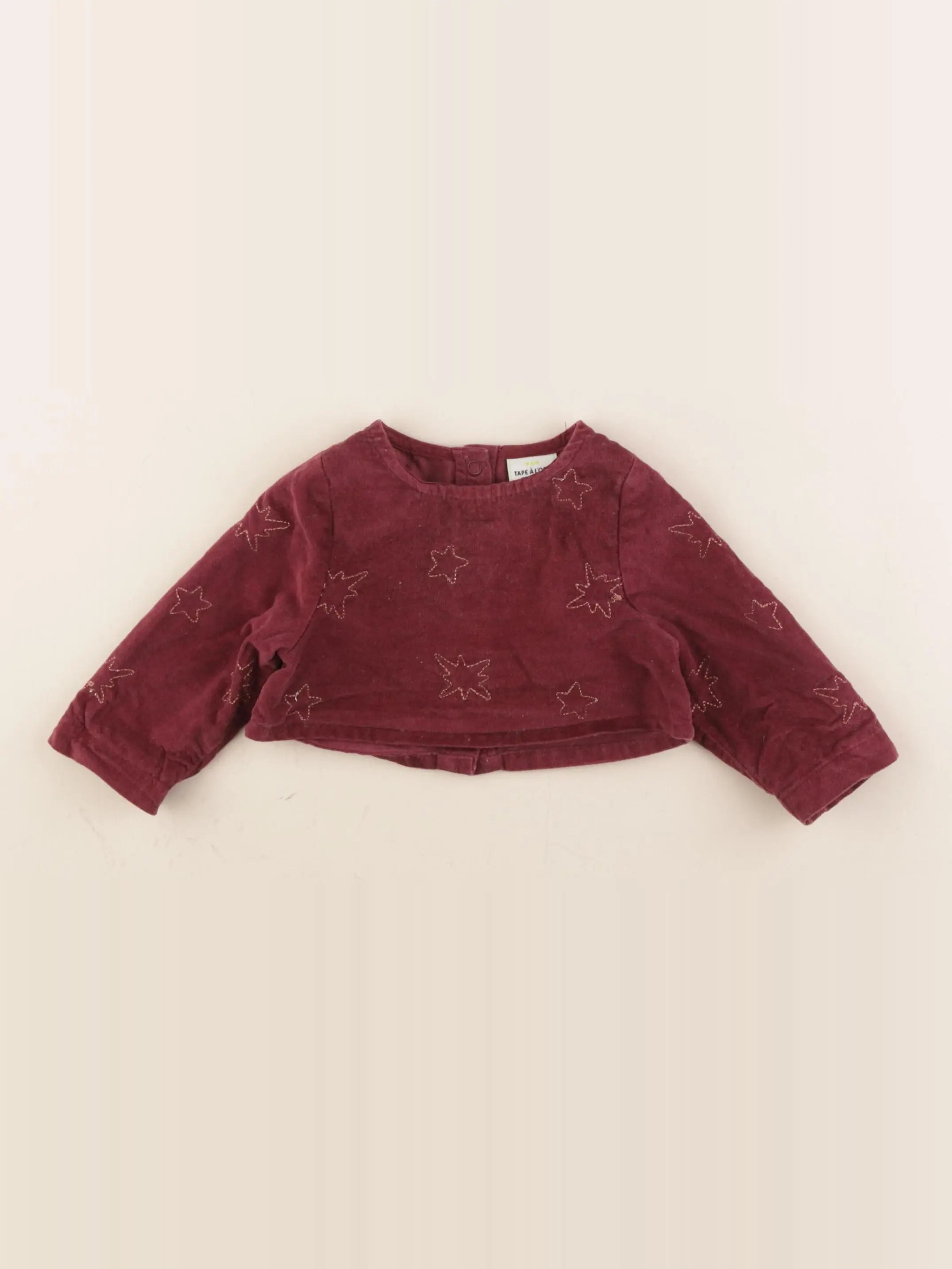 Tape à l'oeil - blouse rouge, or - 9 mois