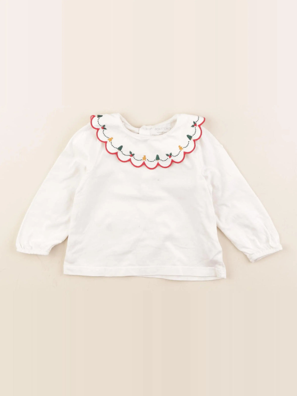 Boutchou - tee-shirt blanc - 12 mois