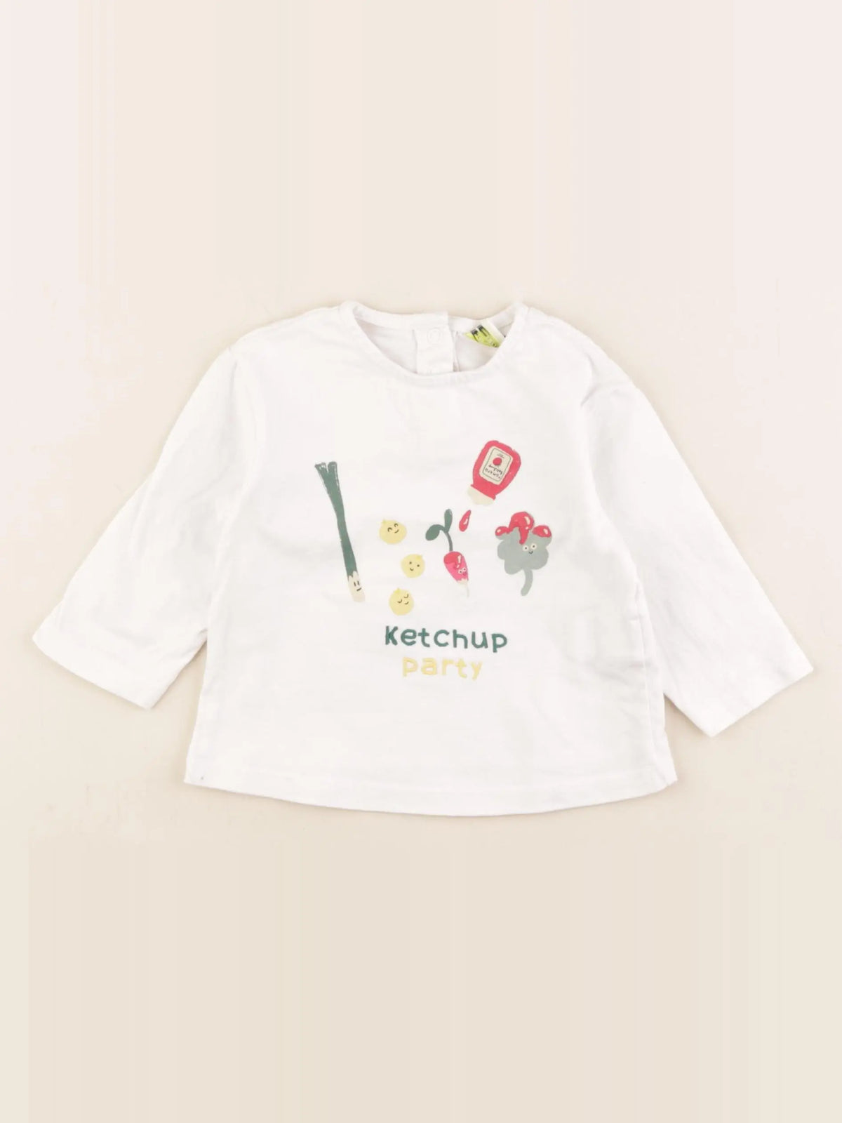 Tape à l'oeil - tee-shirt blanc - 9 mois