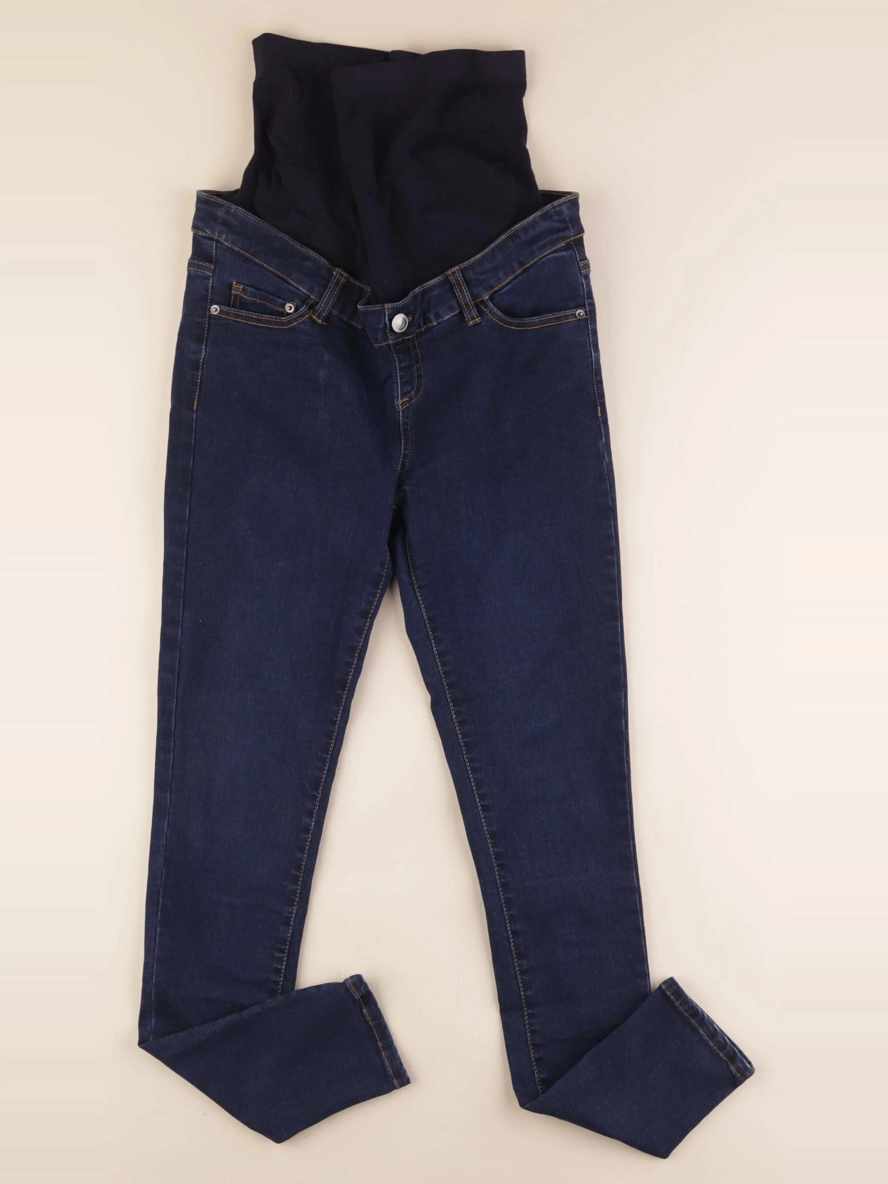 Vertbaudet - jean grossesse bleu - 38