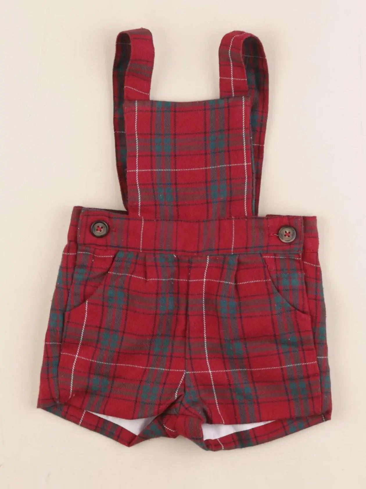 Gocco - salopette rouge - 3/6 mois