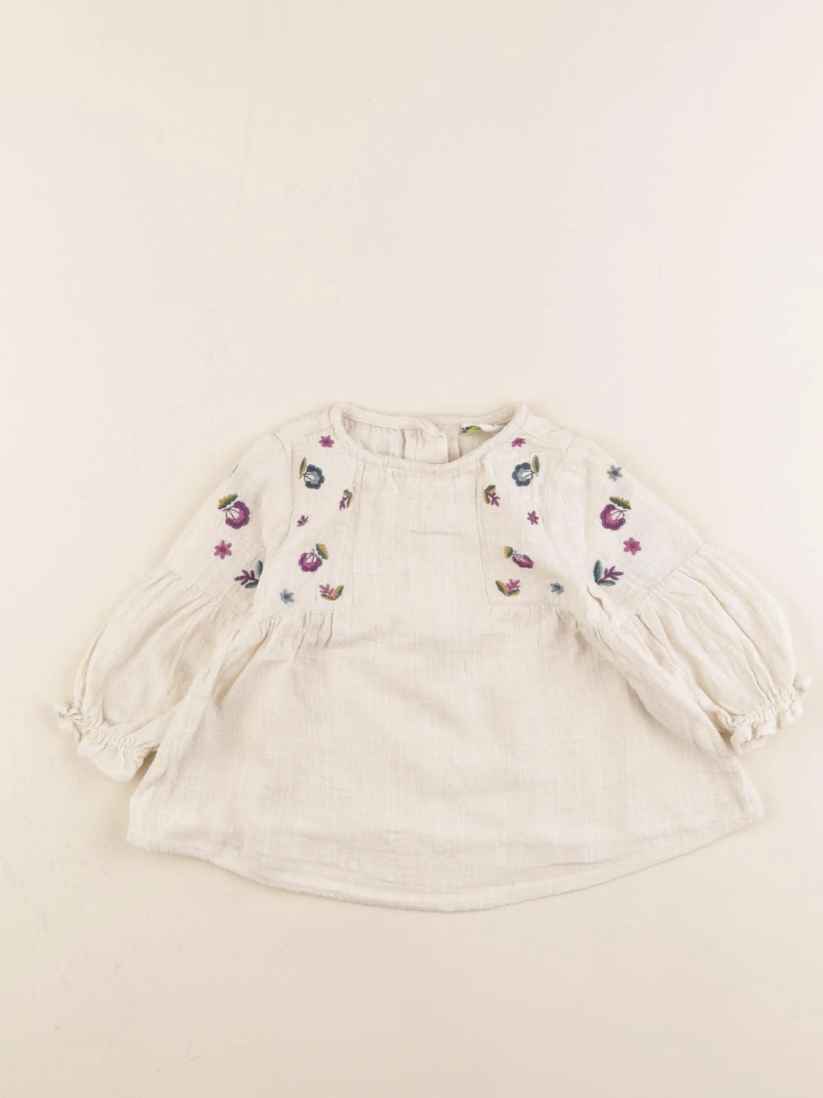 Tape à l'oeil - blouse beige - 12 mois