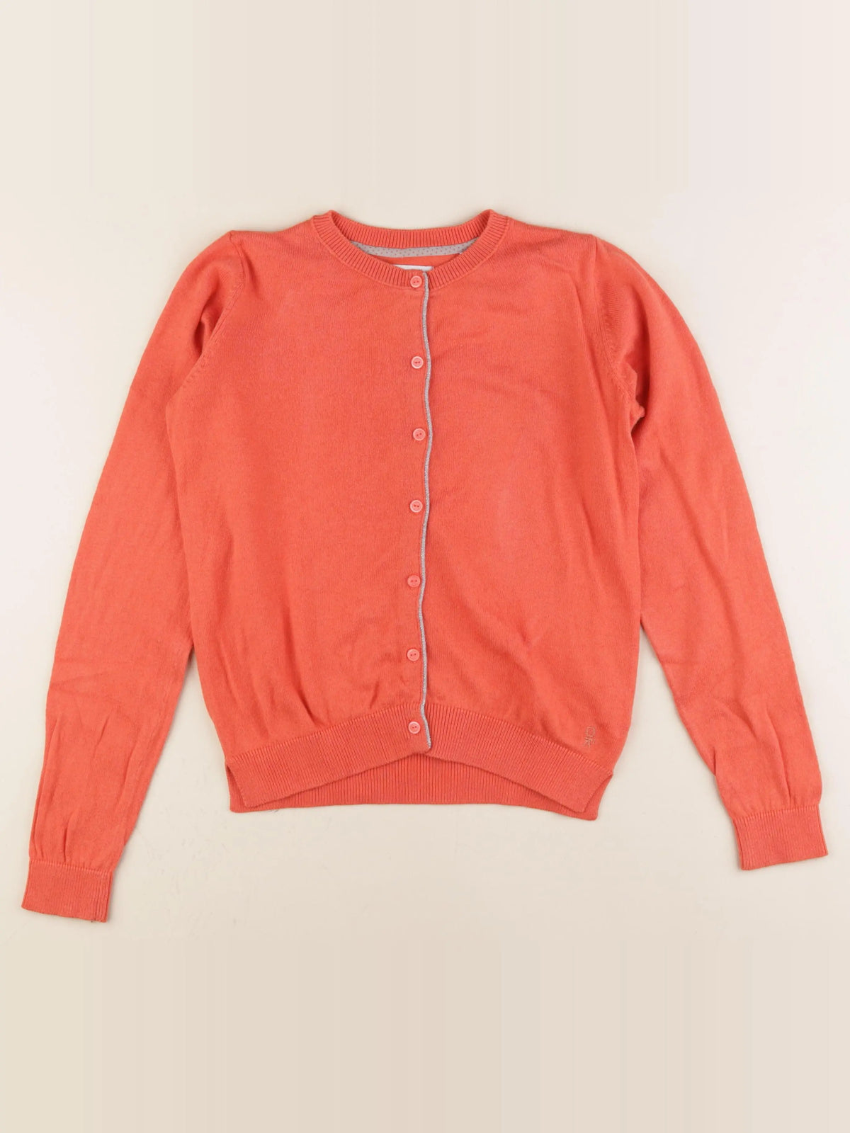Okaidi - gilet orange - 12 ans