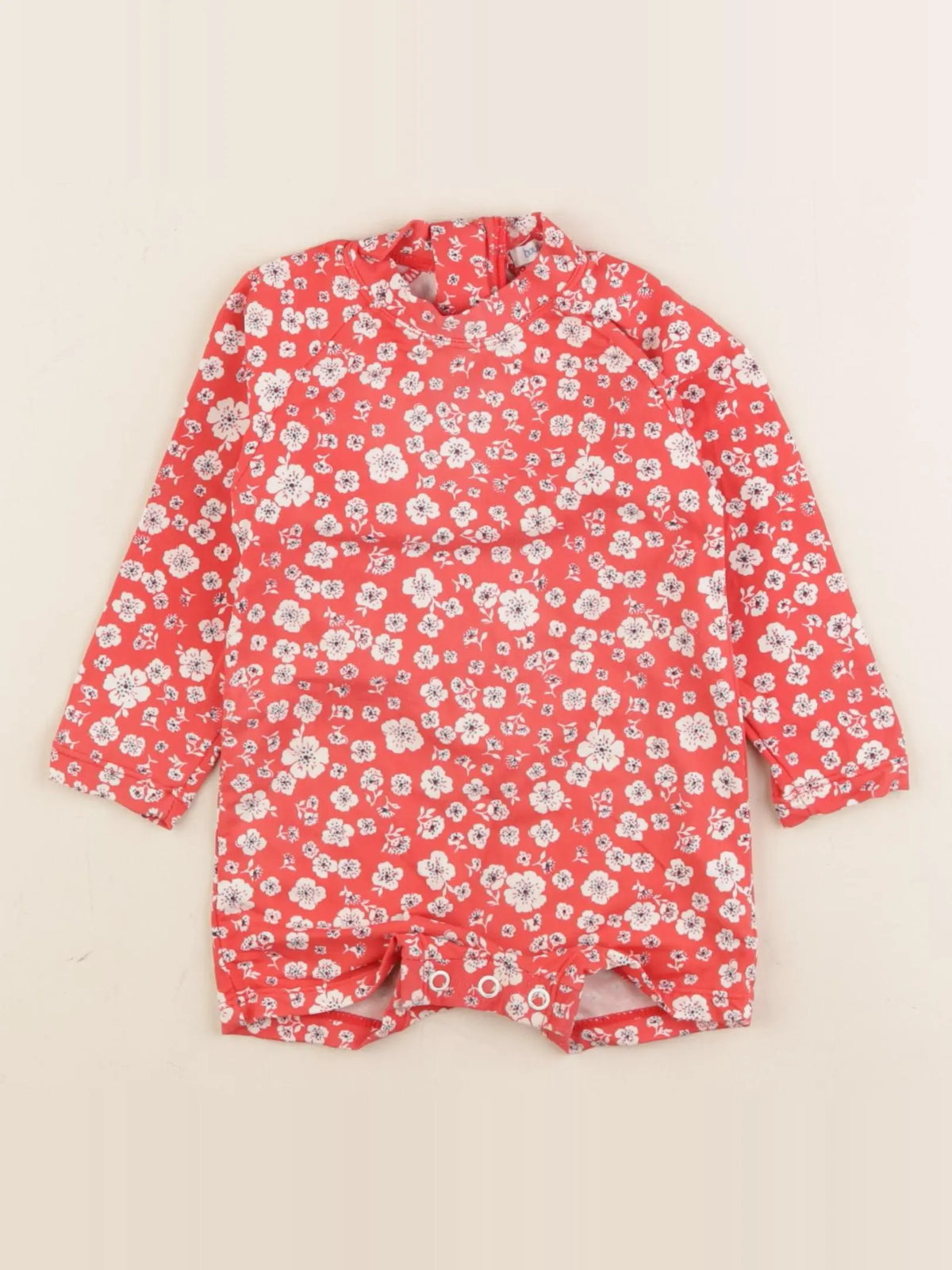 Boutchou - combi de bain rouge - 12 mois