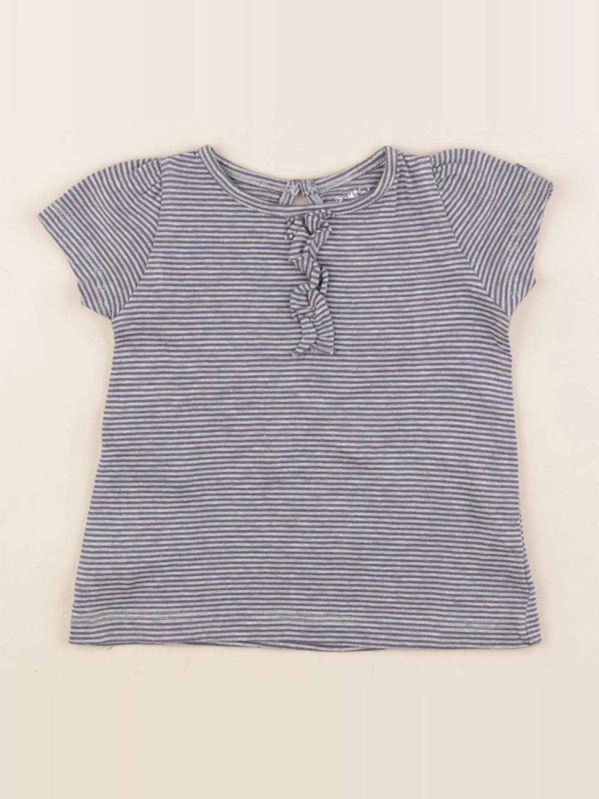 Boutchou - tee-shirt bleu - 6 mois