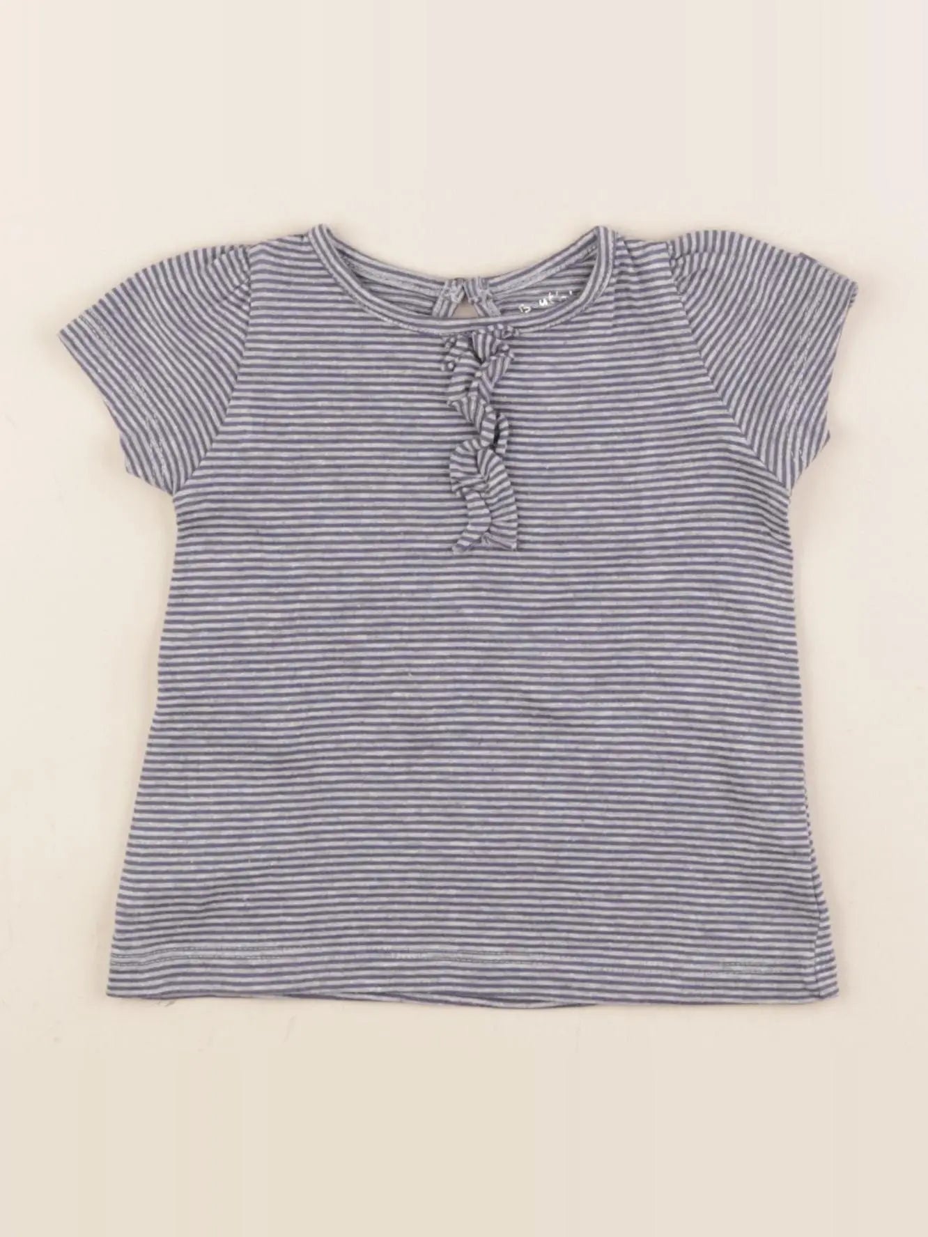 Boutchou - tee-shirt bleu - 6 mois