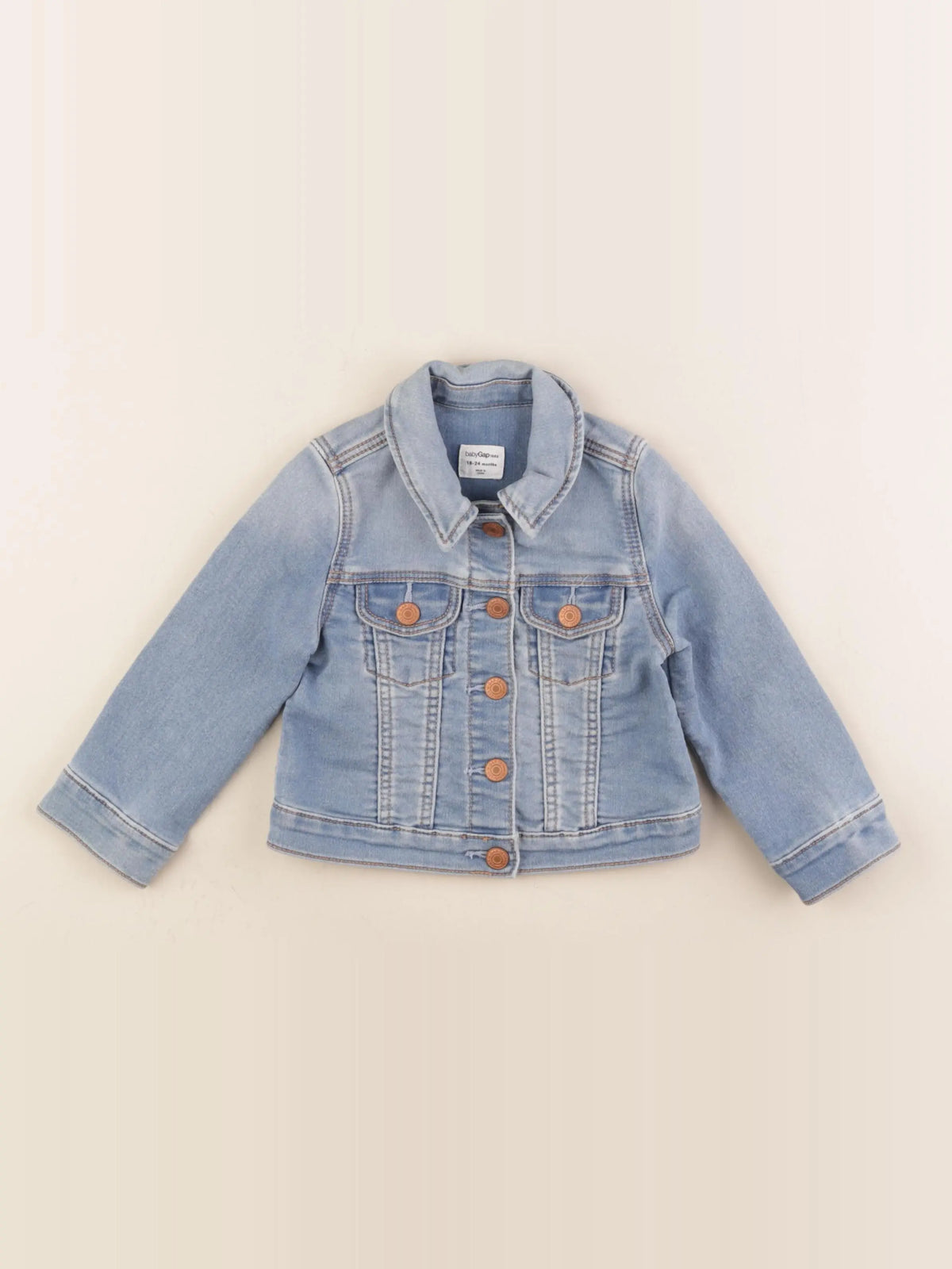 GAP - veste bleu - 18/24 mois