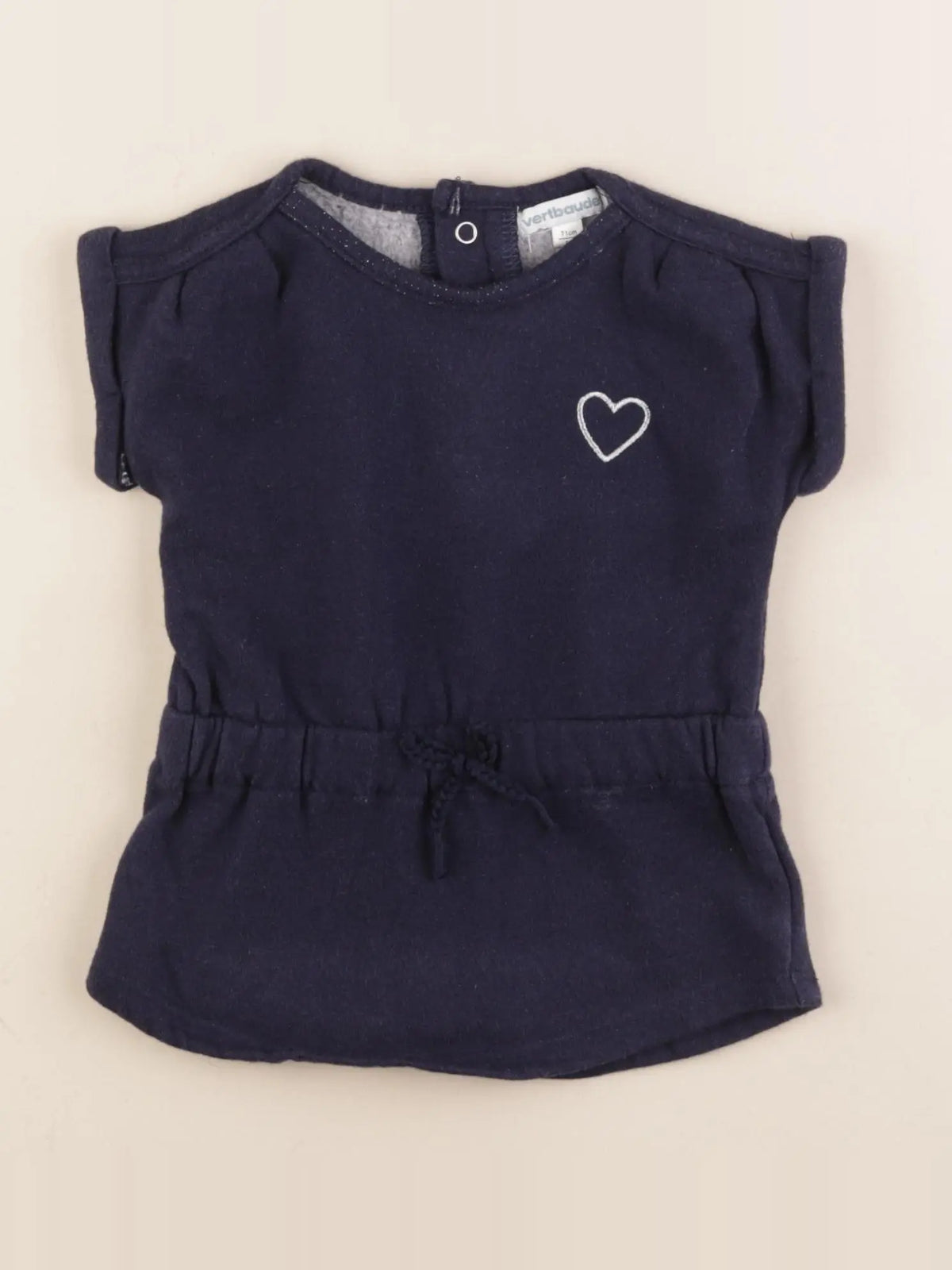 Vertbaudet - robe bleu - 9 mois