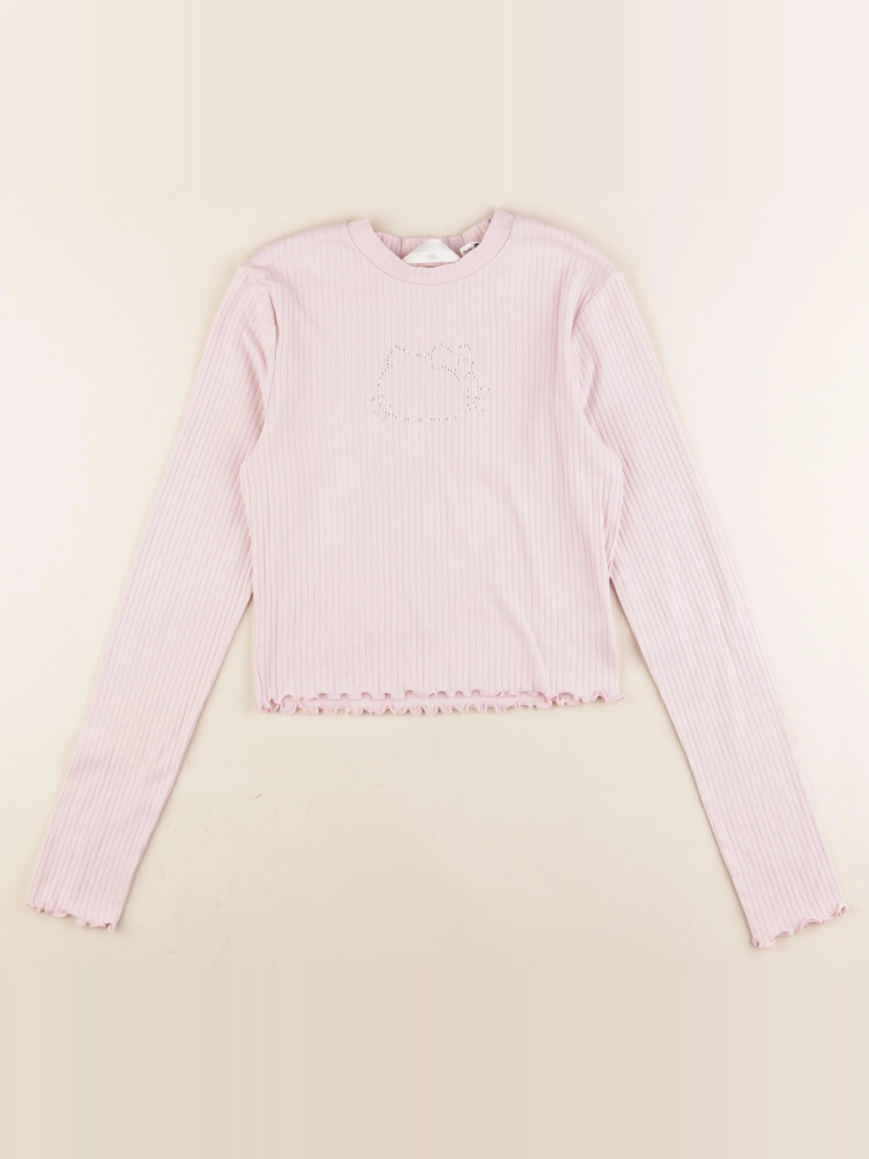 H&M - tee-shirt rose - 12/14 ans