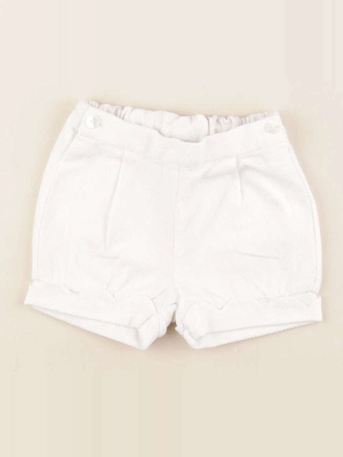Jacadi - short blanc - 12 mois