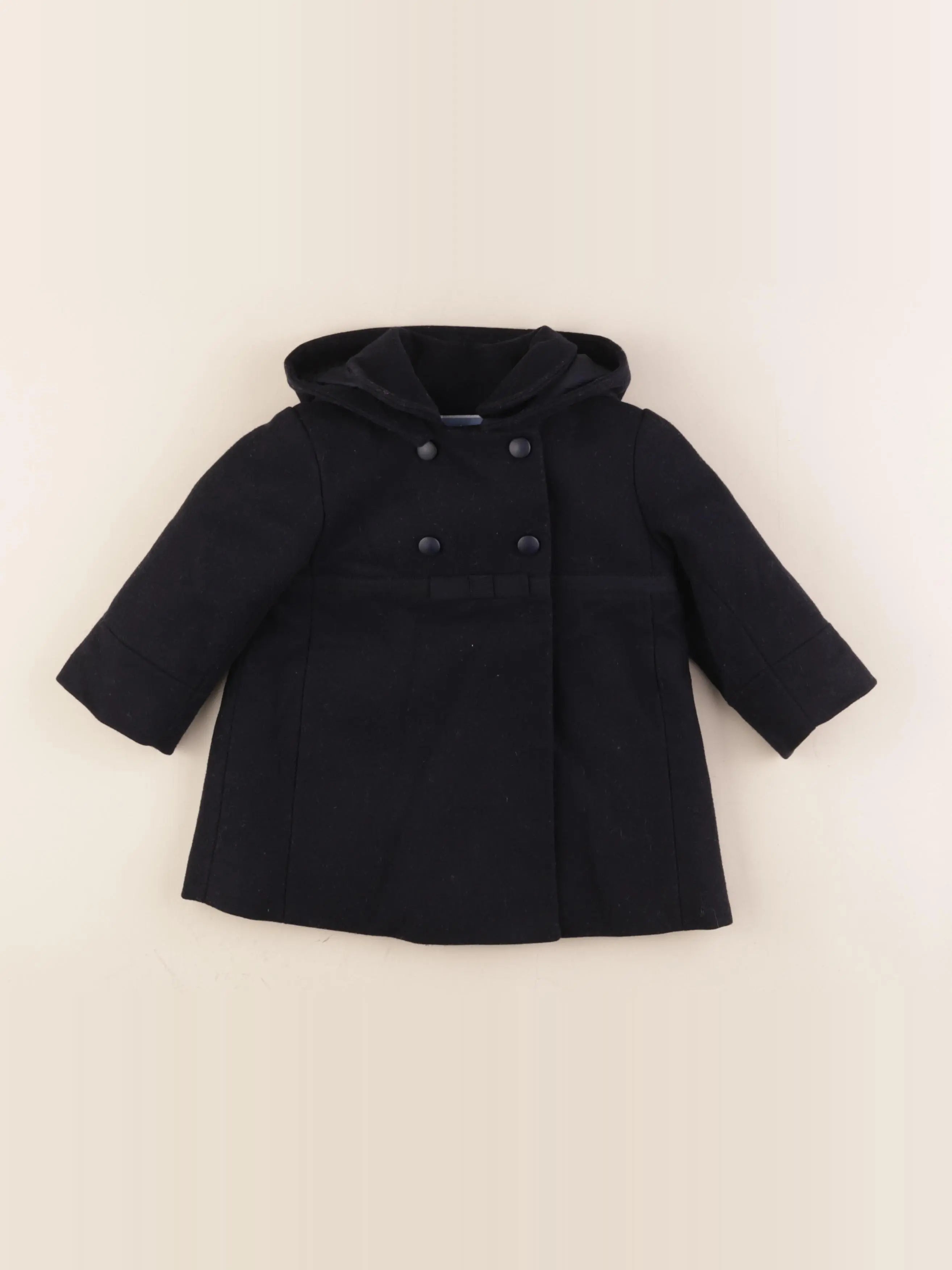 Jacadi - manteau bleu - 12 mois
