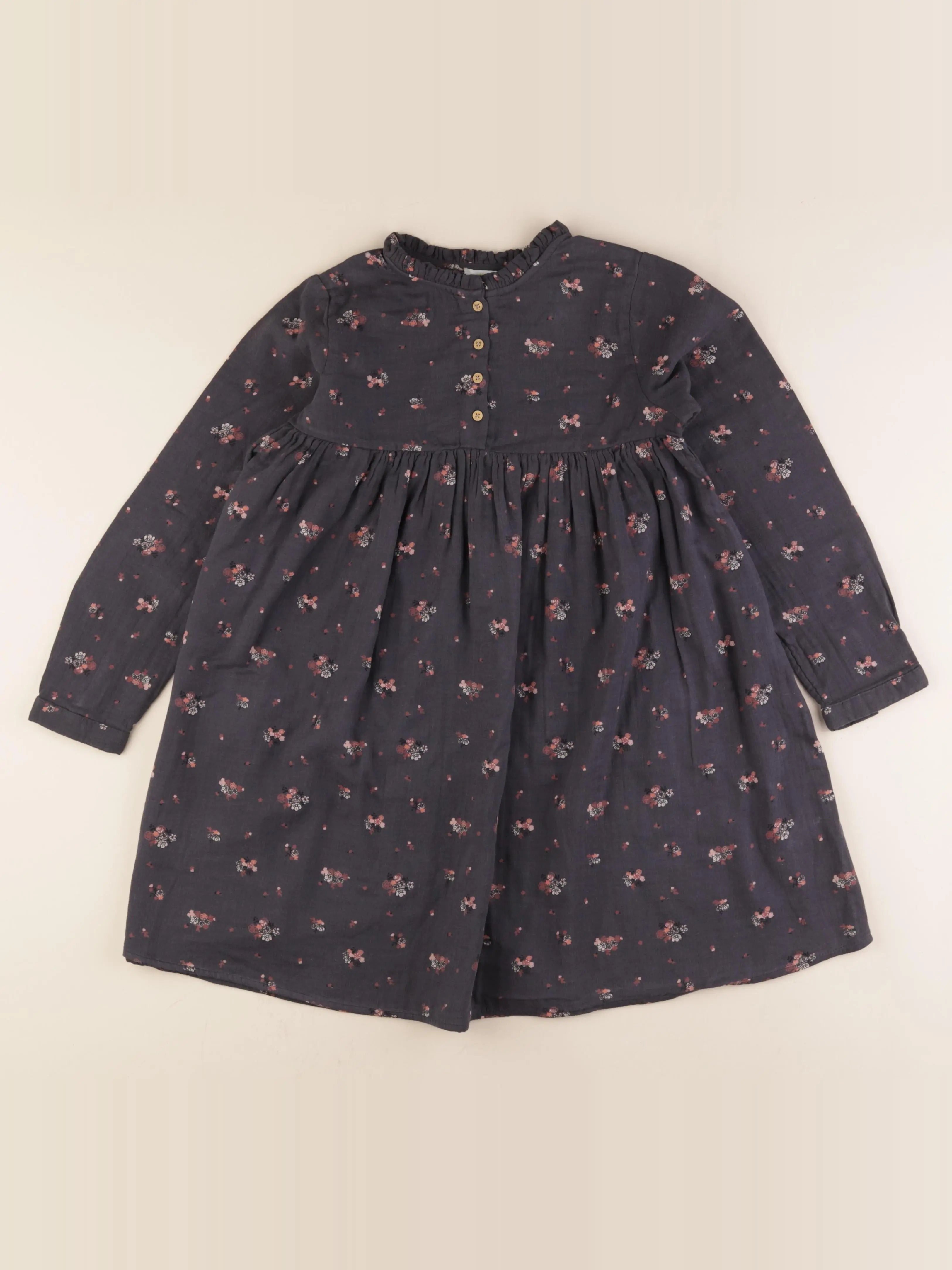 Vertbaudet - robe bleu - 6 ans