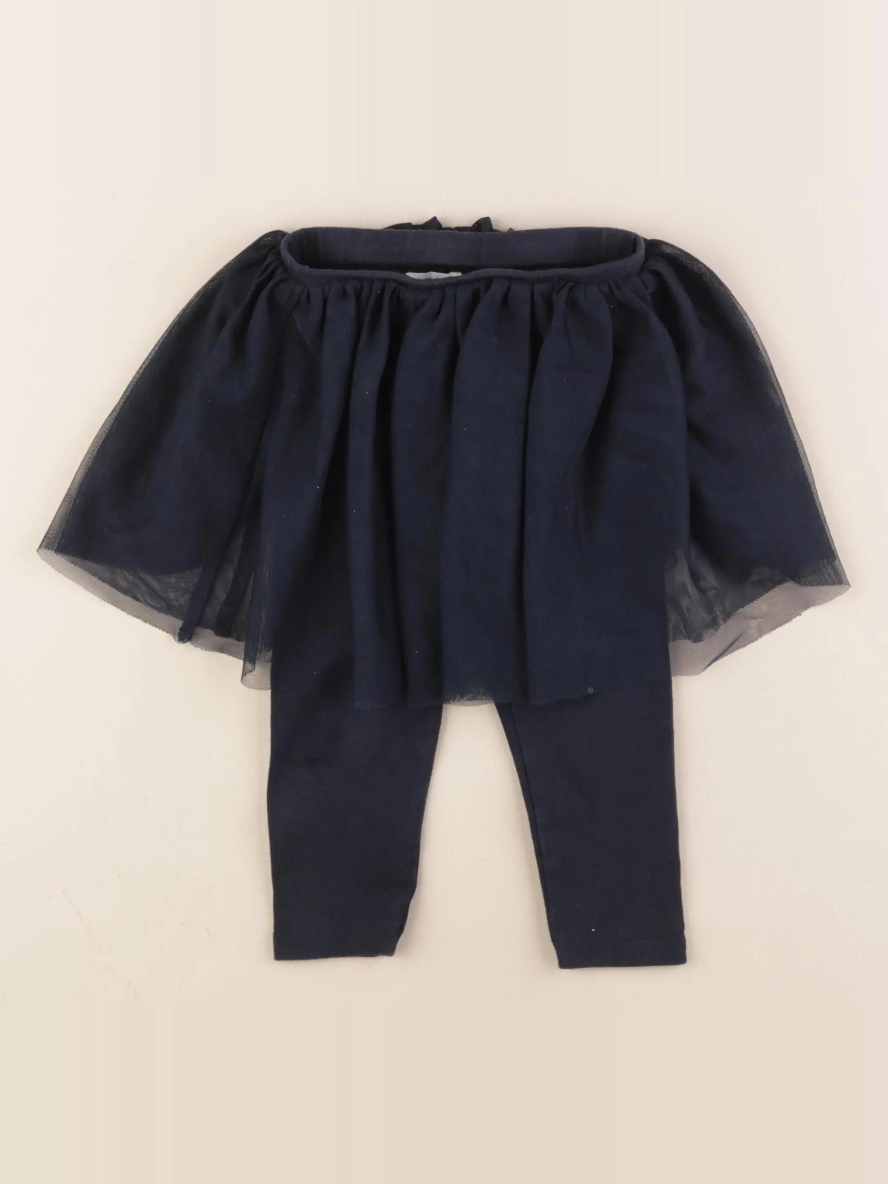 Boutchou - jupe bleu - 12 mois