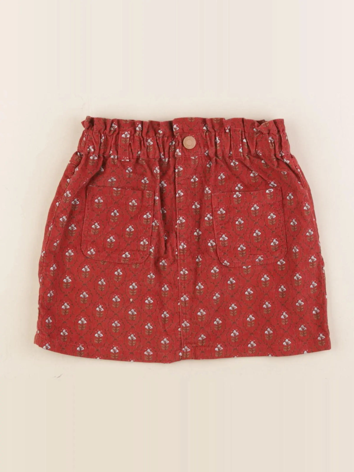 Vertbaudet - jupe rouge - 5 ans