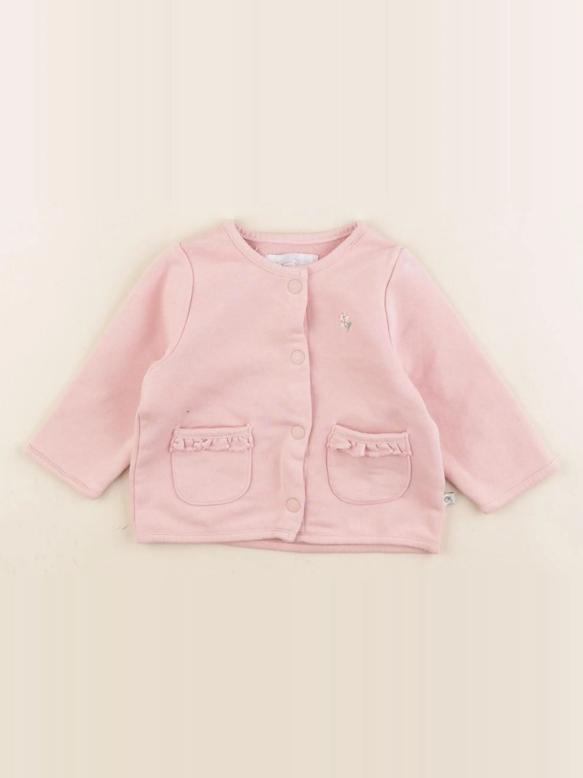 Cadet Rousselle - sweat rose - 6 mois