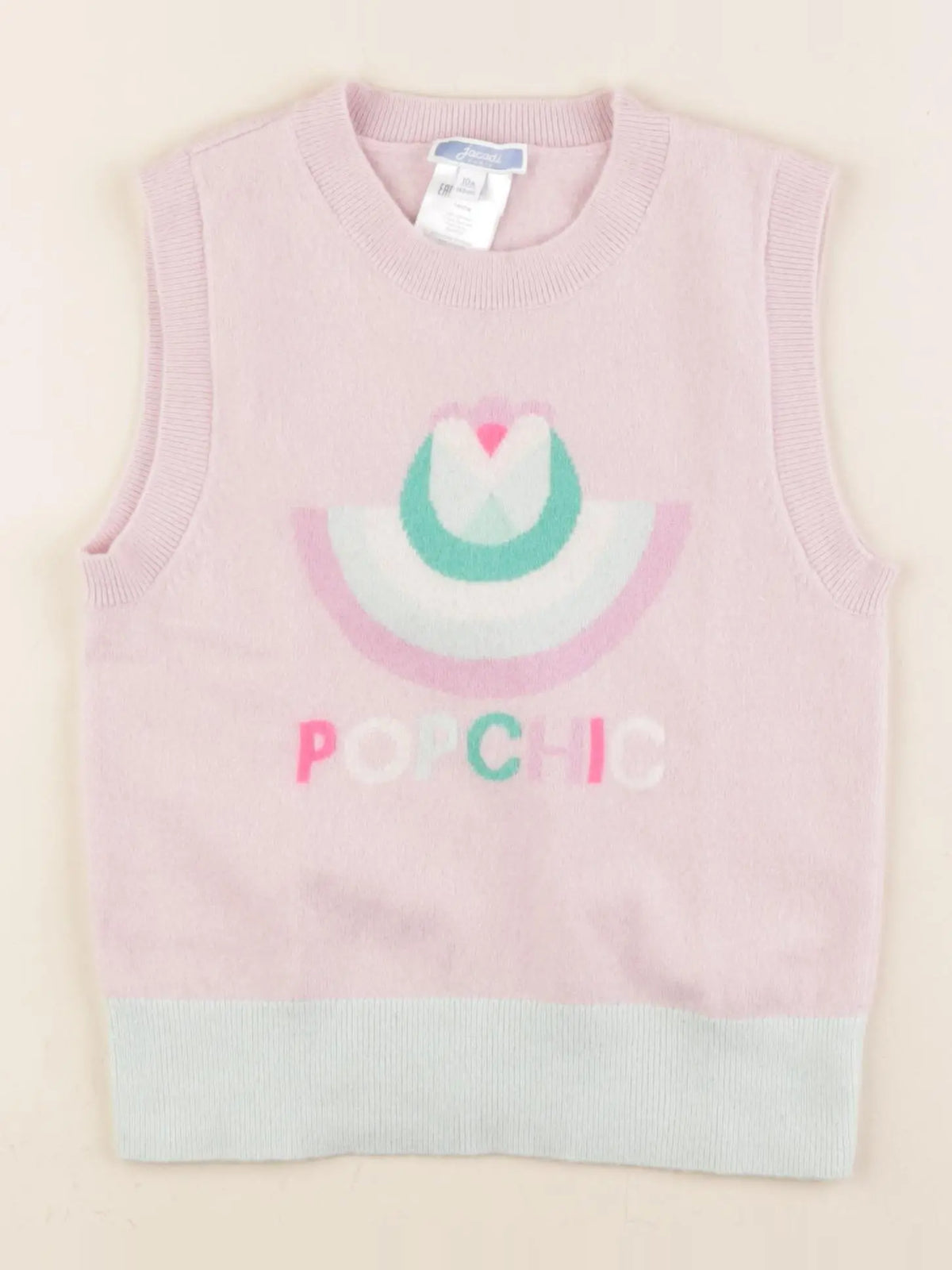 Jacadi - pull rose - 10 ans