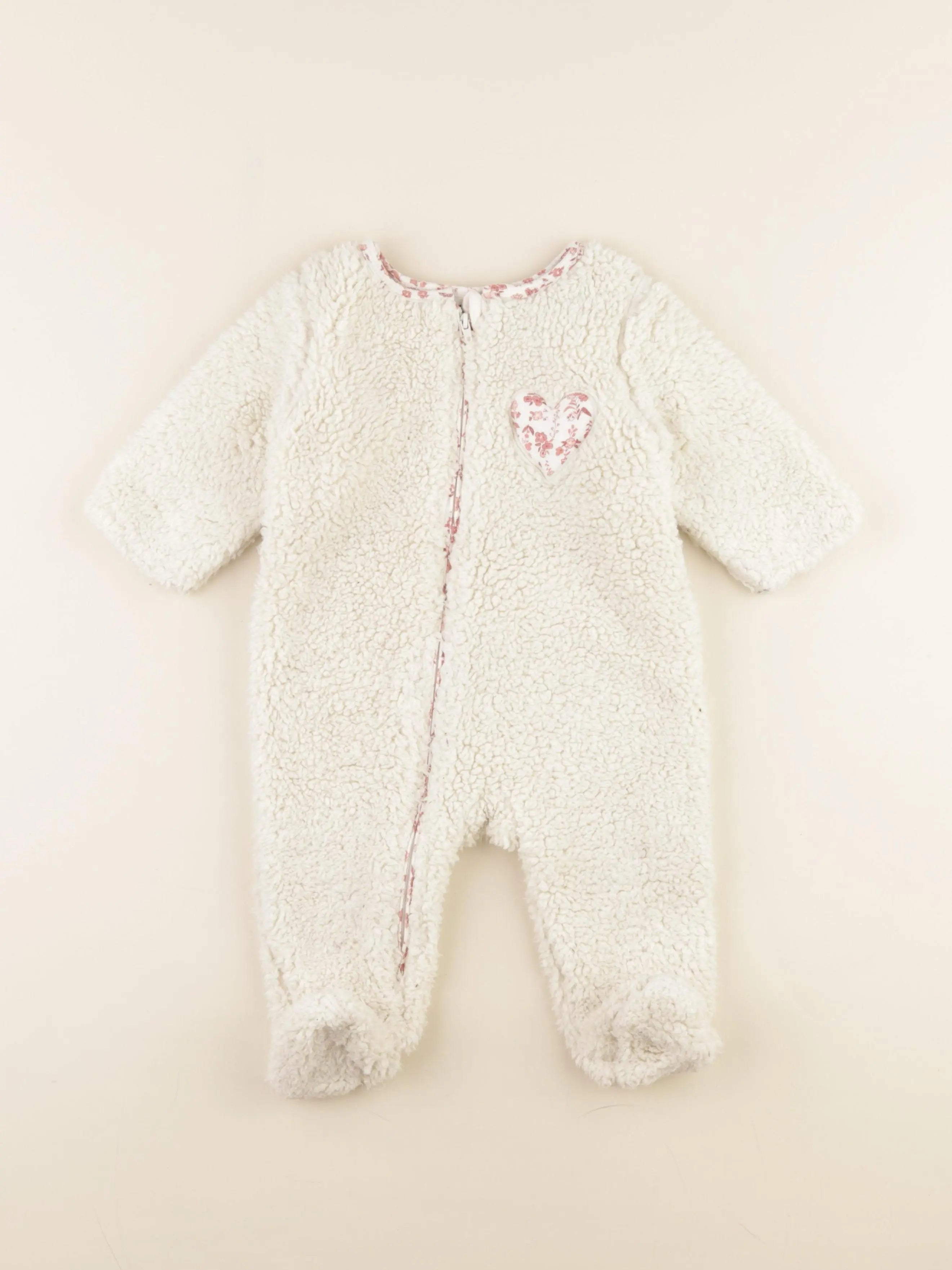 Tape à l'oeil - sur-pyjama beige - 6 mois