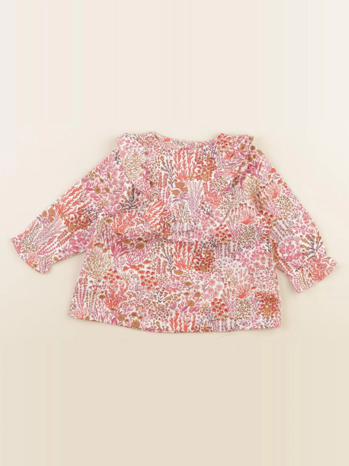 Bouchara - blouse multicolore - 6 mois