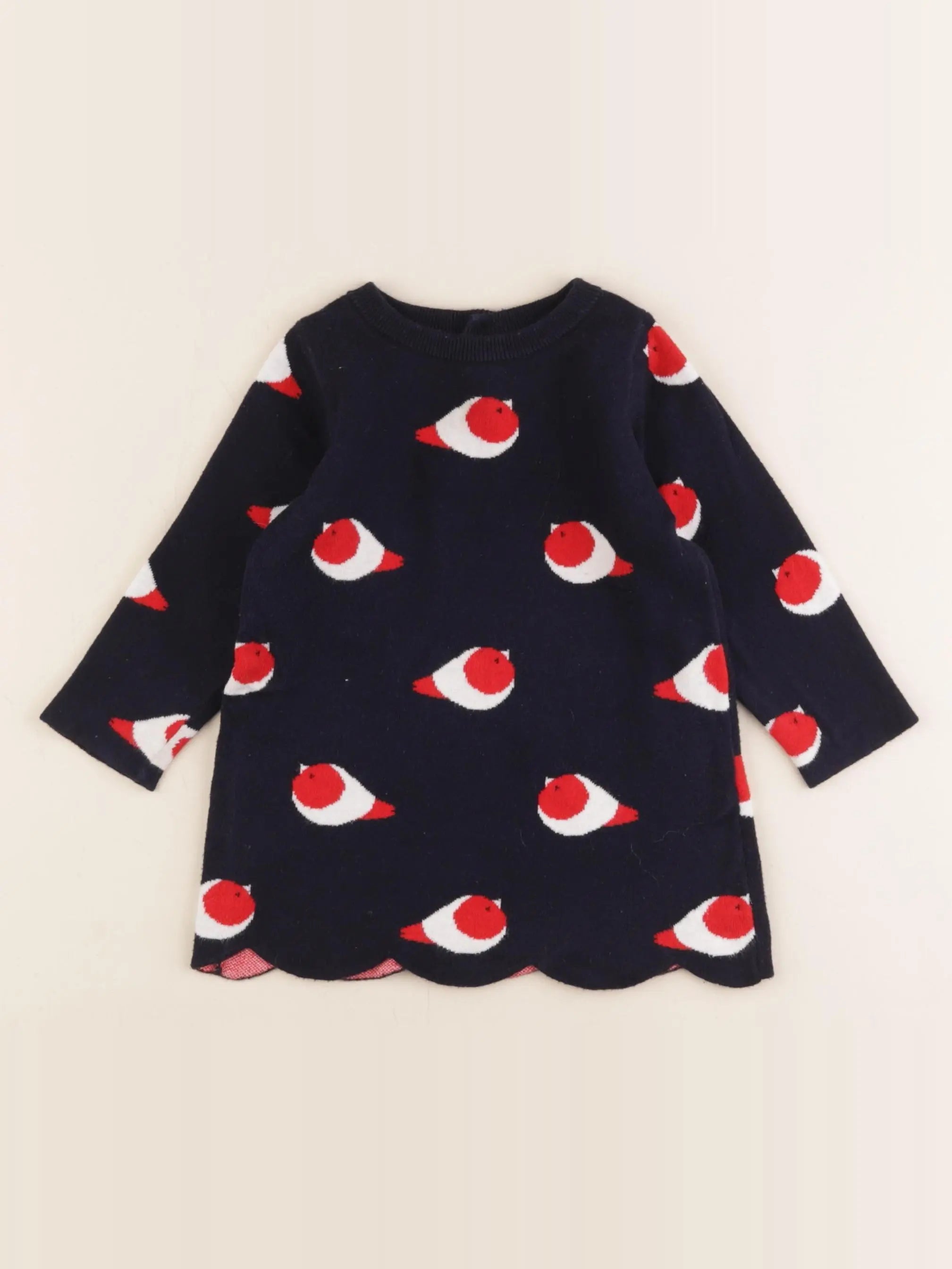 Jacadi - robe bleu - 12 mois