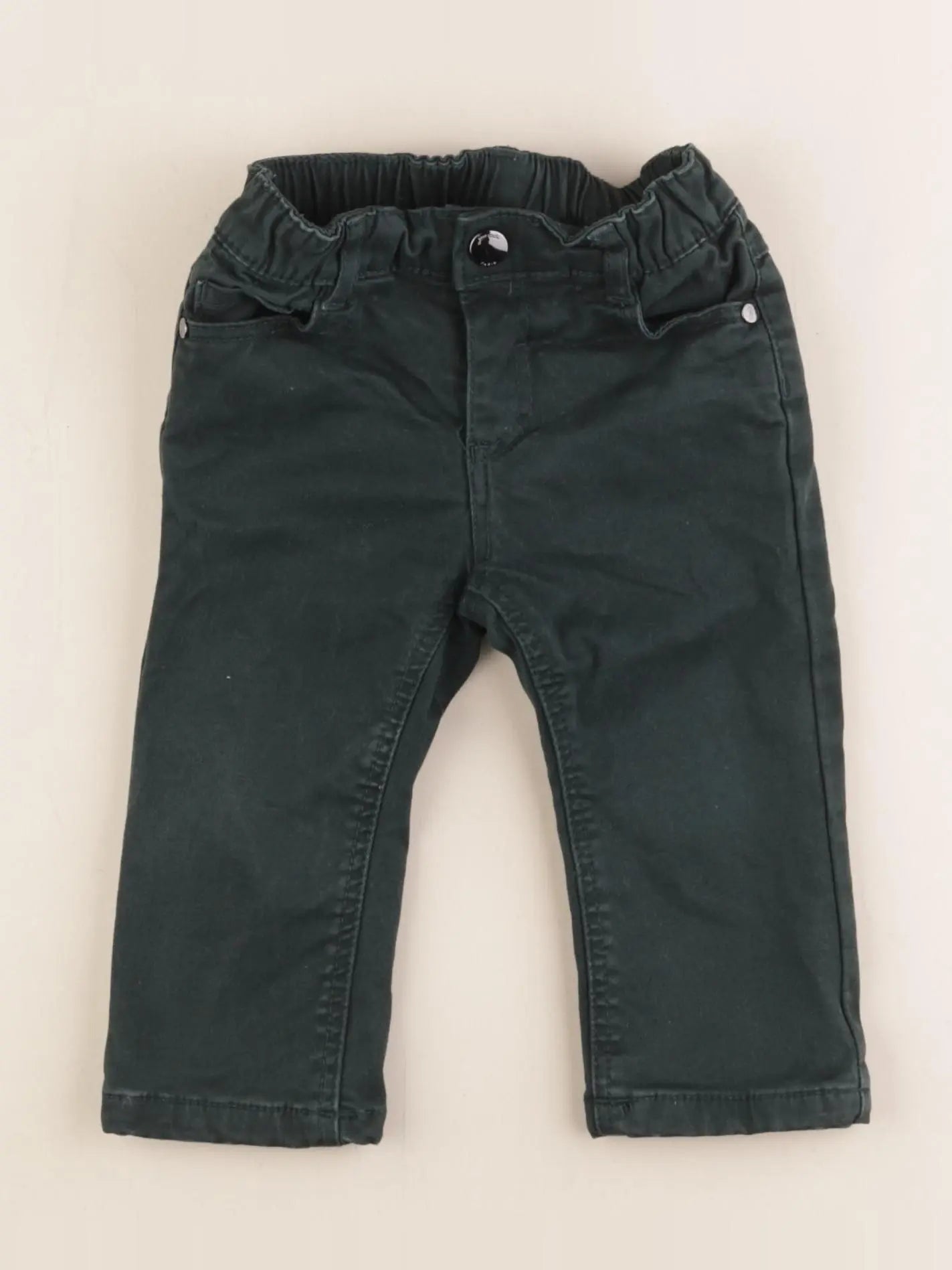 Jacadi - pantalon vert - 12 mois