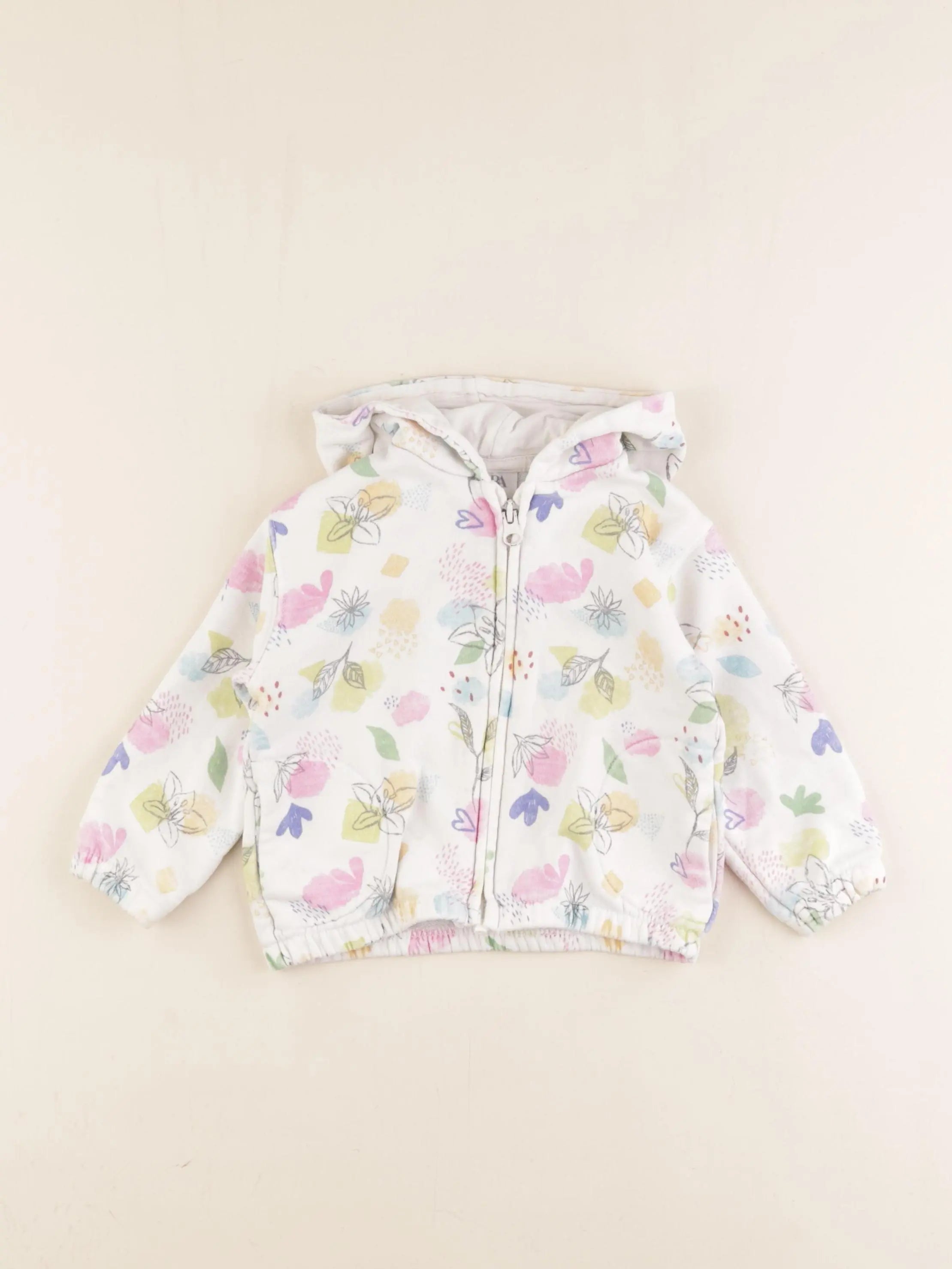 Zara - sweat multicolore - 12/18 mois