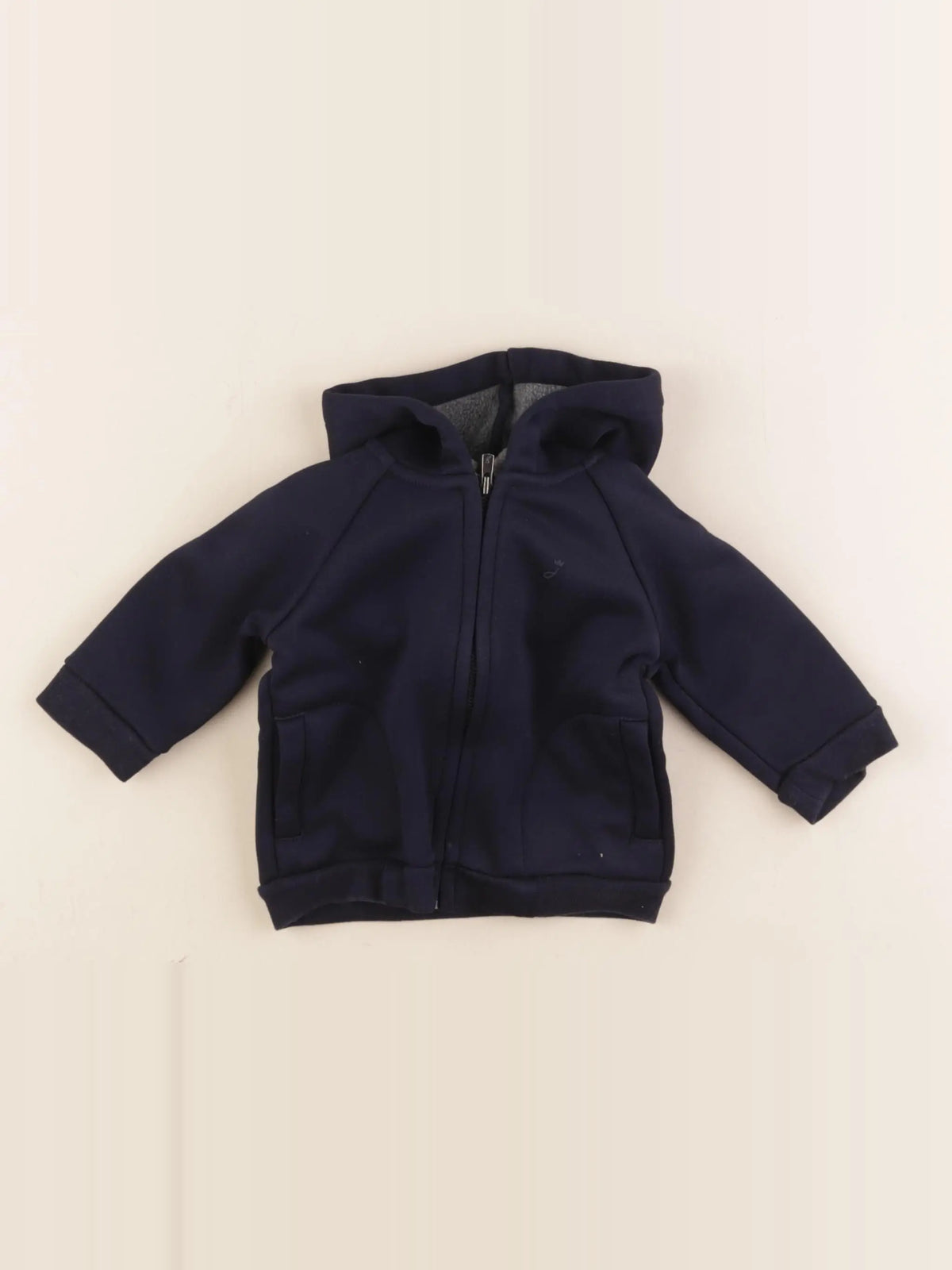 Jacadi - sweat bleu - 6 mois