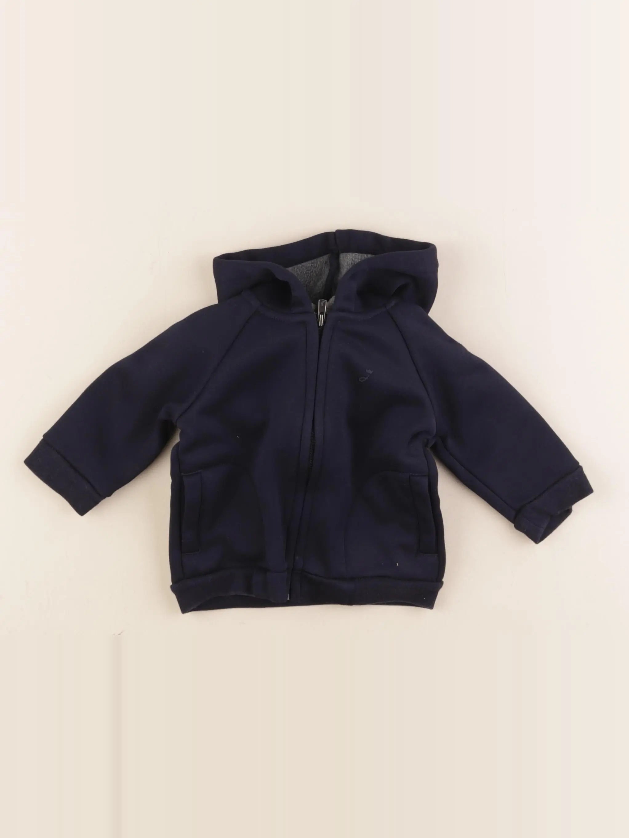Jacadi - sweat bleu - 6 mois