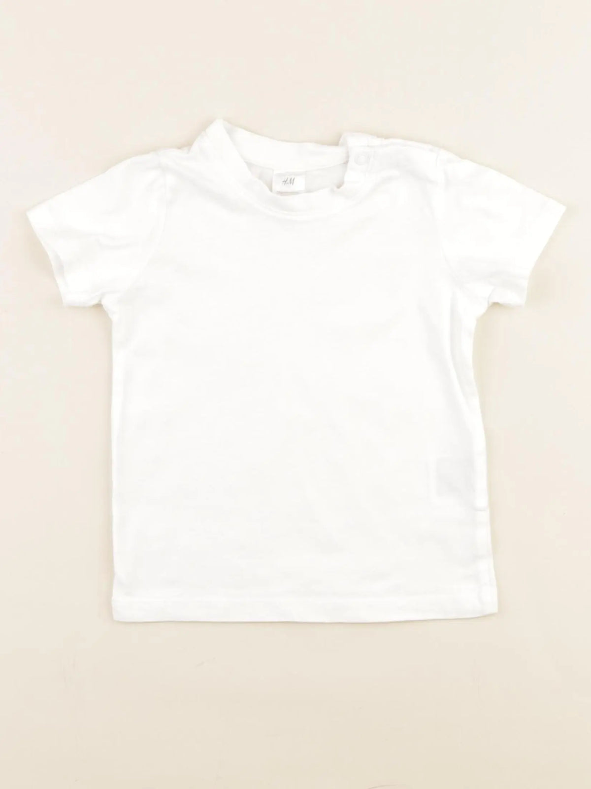 H&M - tee-shirt blanc - 9/12 mois
