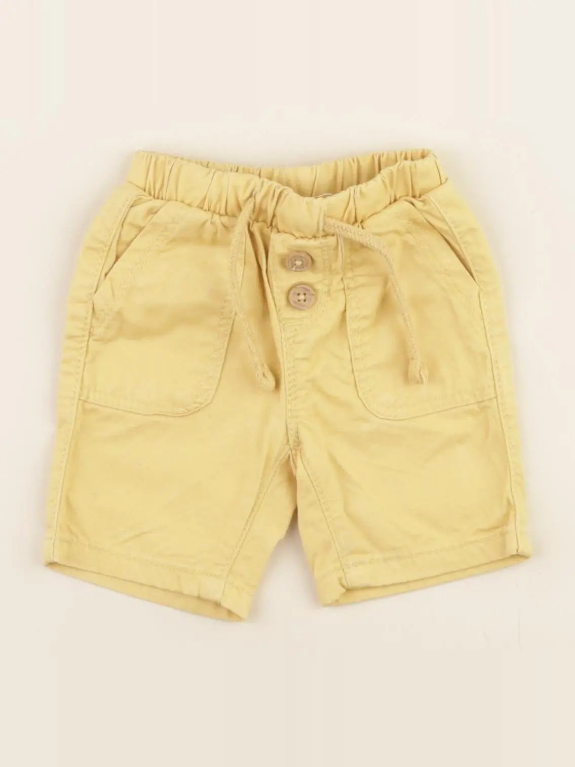 Tape à l'oeil - short jaune - 1 mois