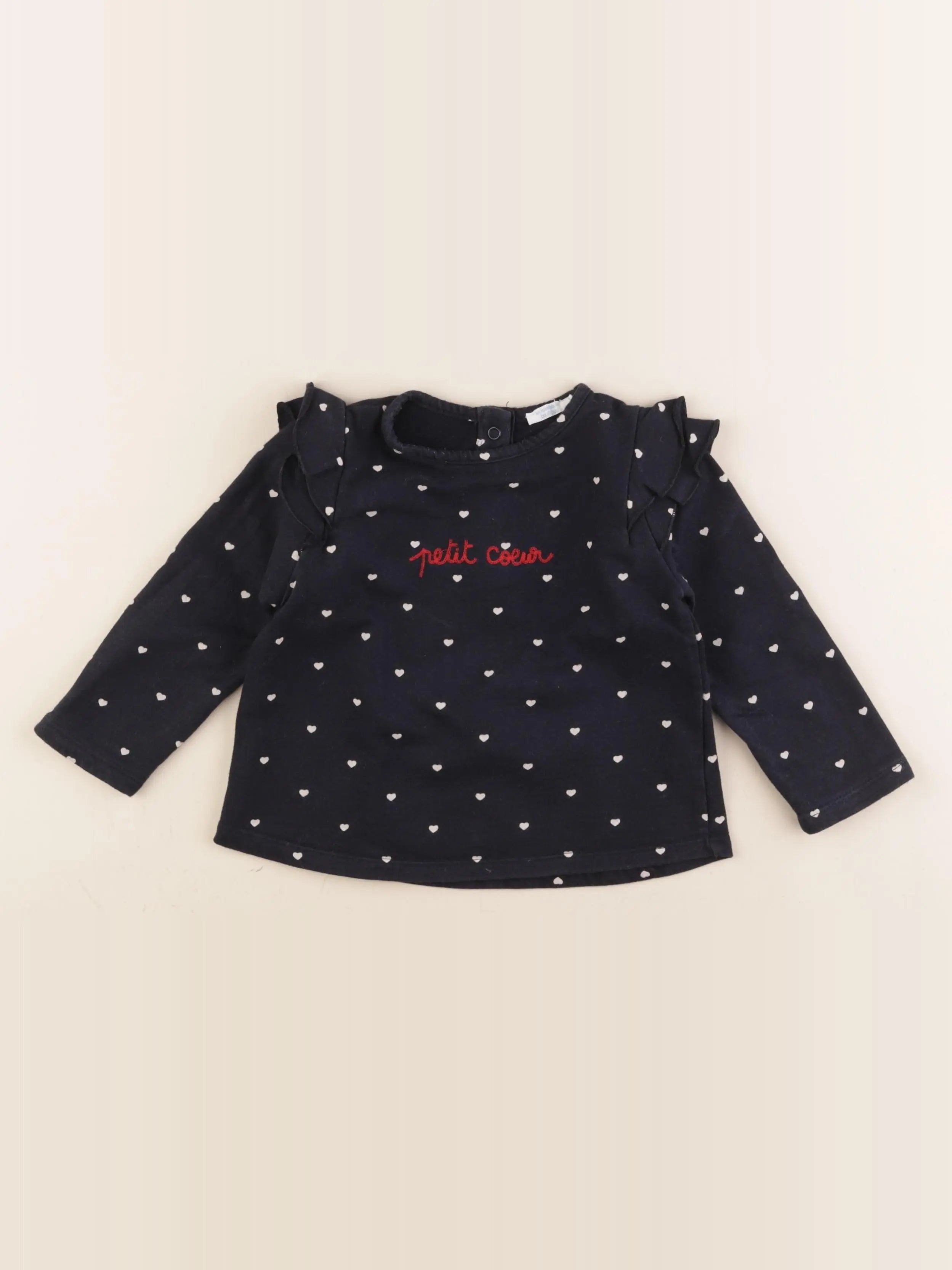 Boutchou - sweat bleu - 36 mois