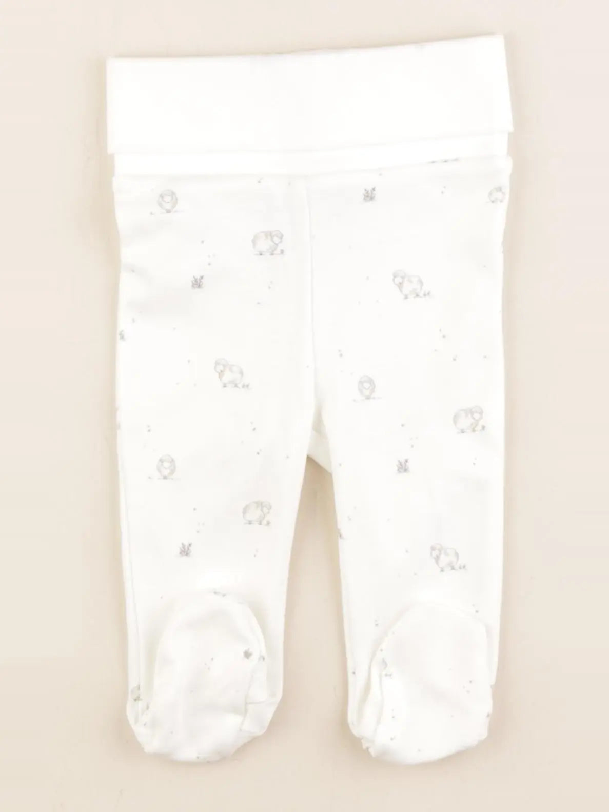 Natalys - legging blanc - 3 mois