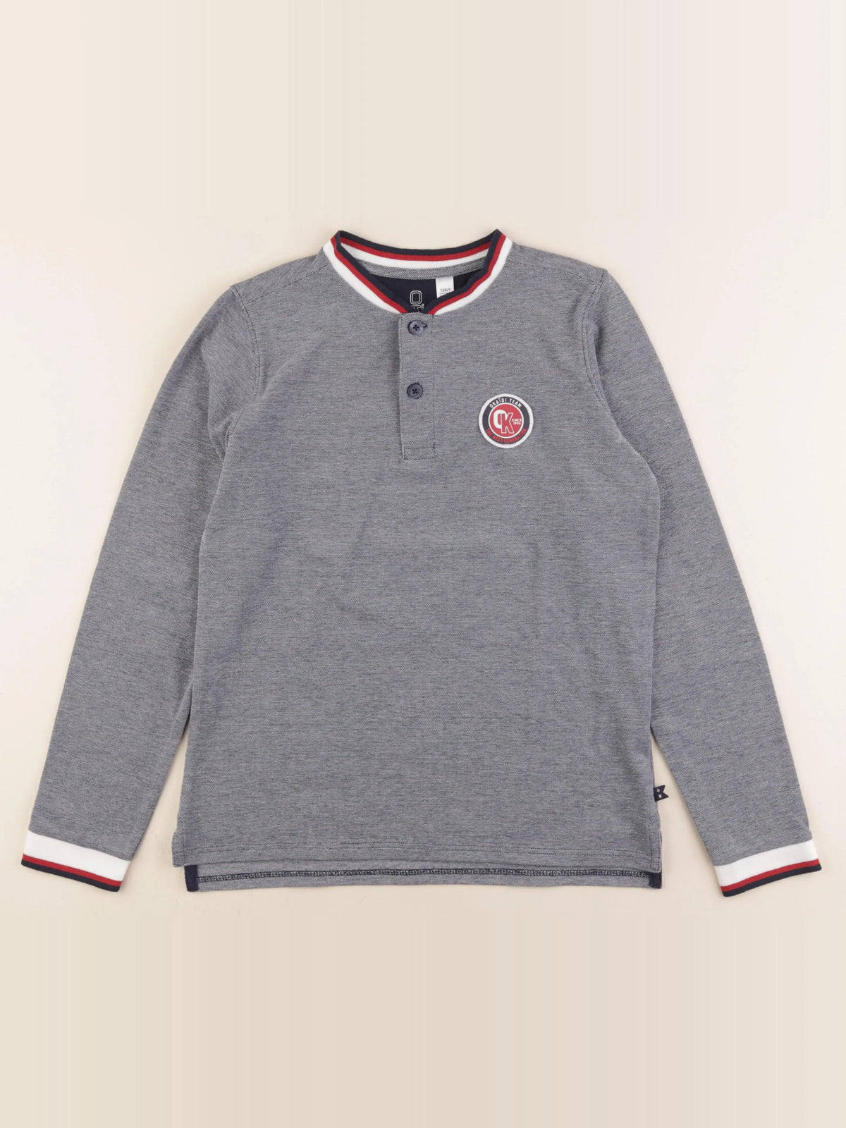 Okaidi - polo bleu - 12 ans