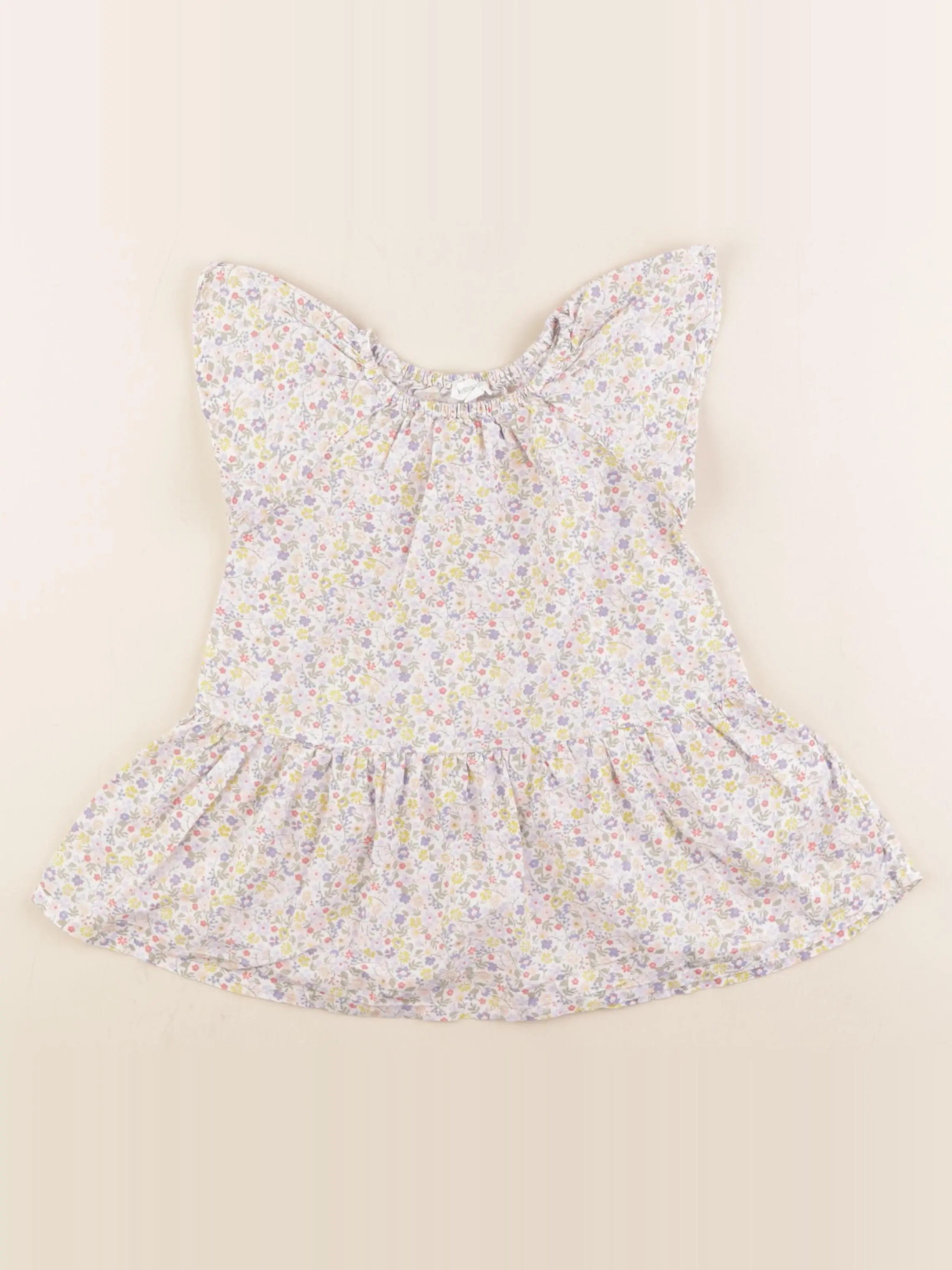 Vertbaudet - robe multicolore - 18 mois