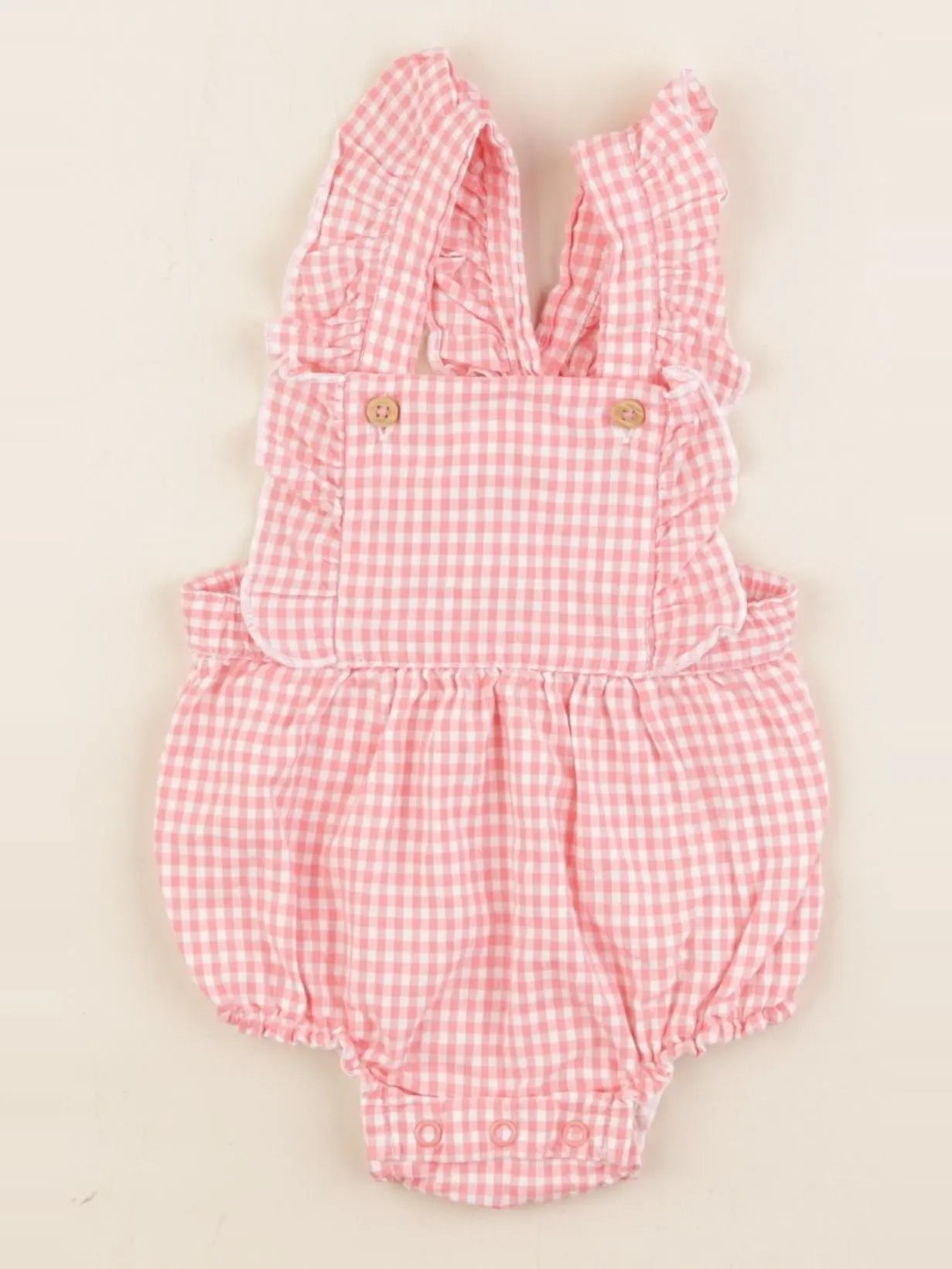 H&M - salopette rose - 2/4 mois