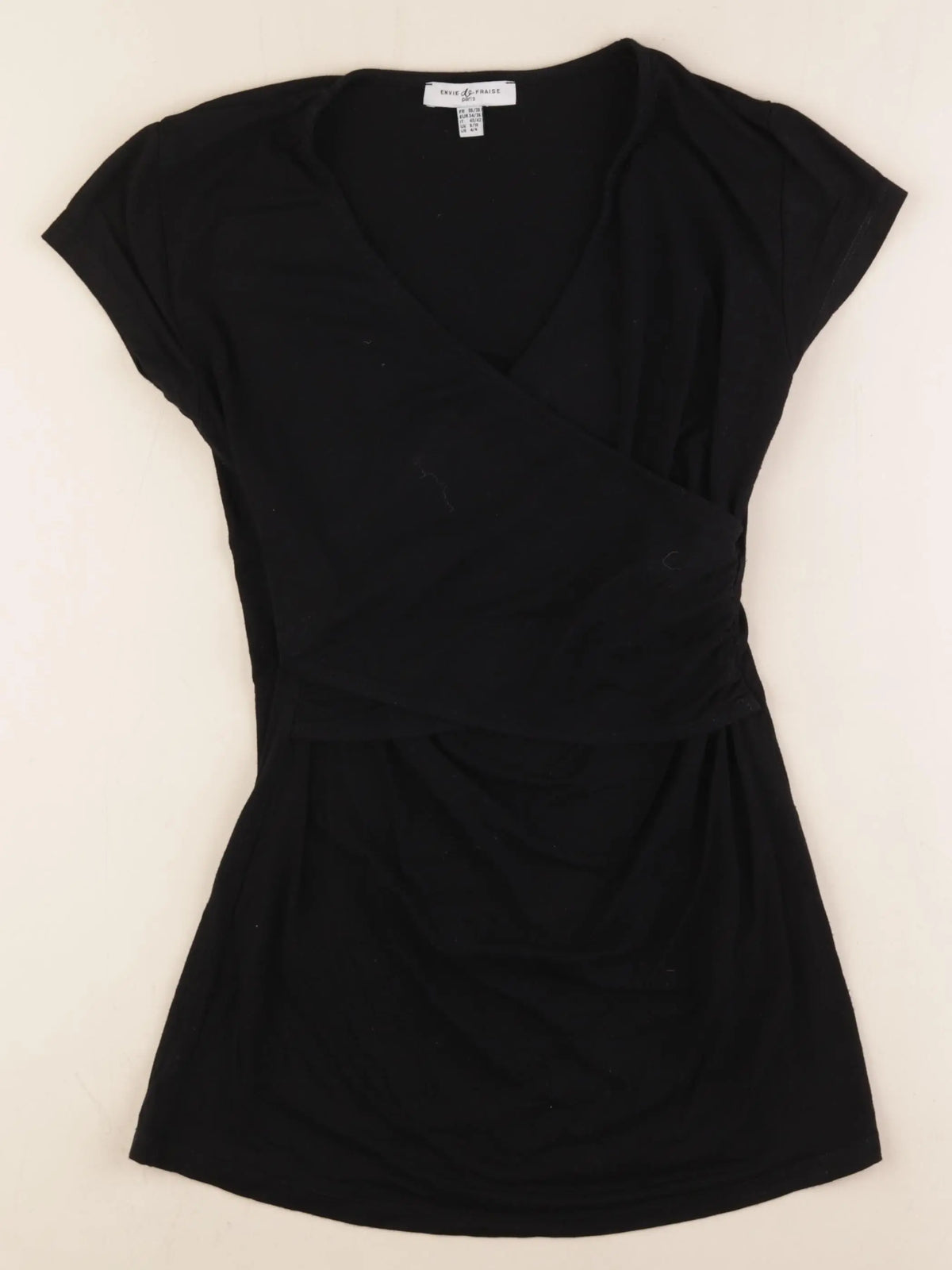 Envie de fraise - tee-shirt grossesse noir - 36 à 38