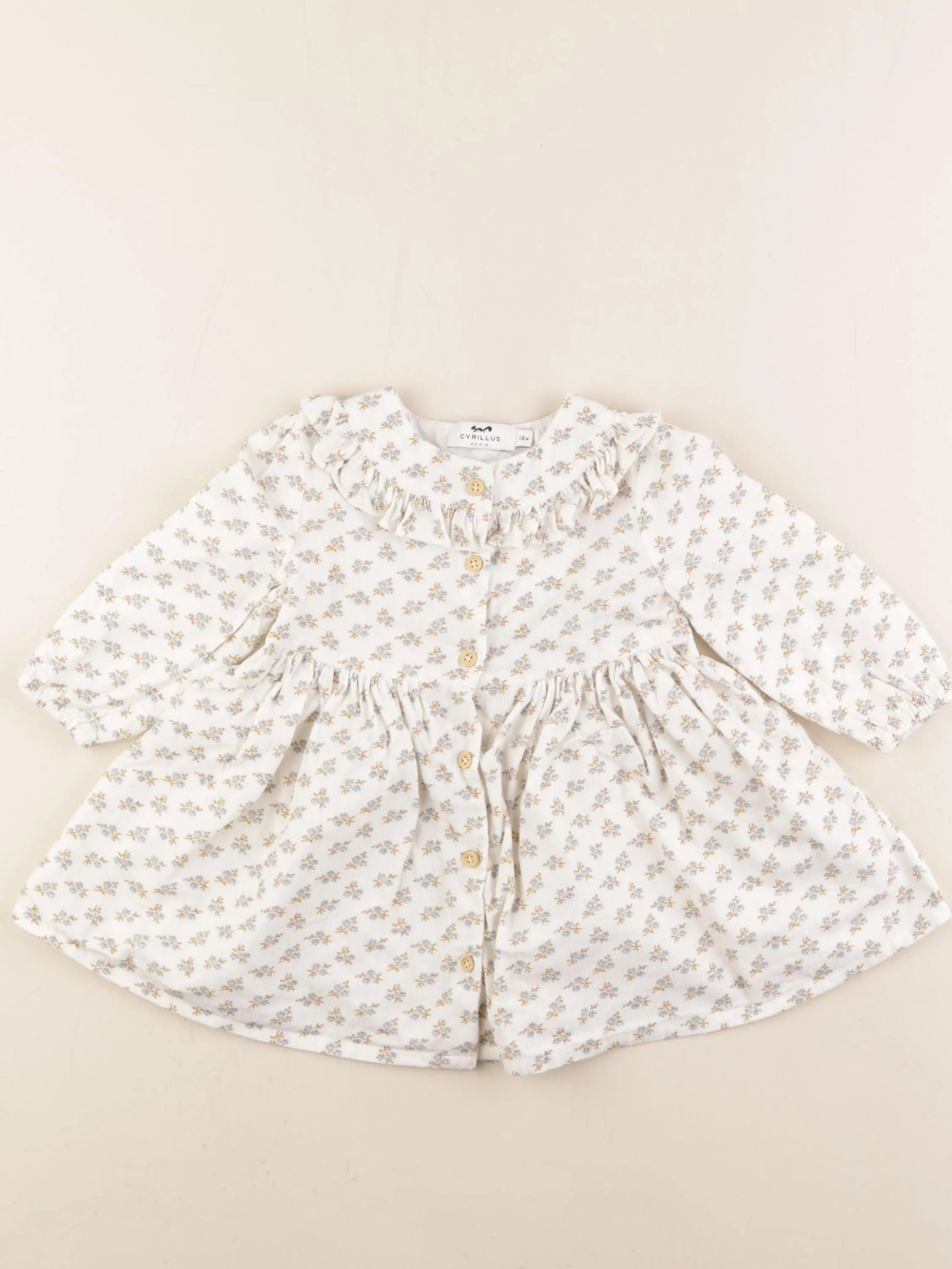 Cyrillus - robe blanc - 12 mois