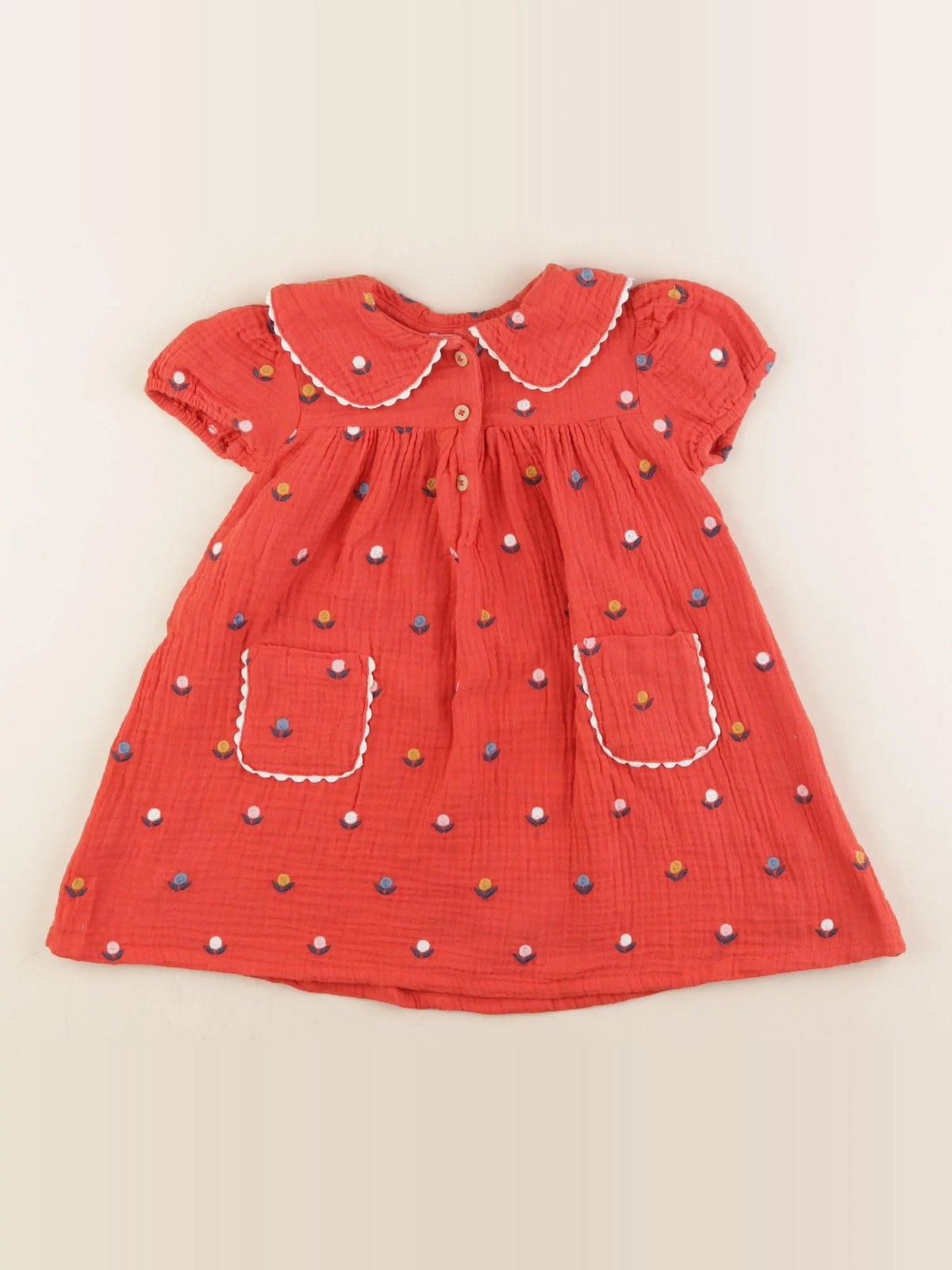 Boutchou - robe rouge - 18 mois