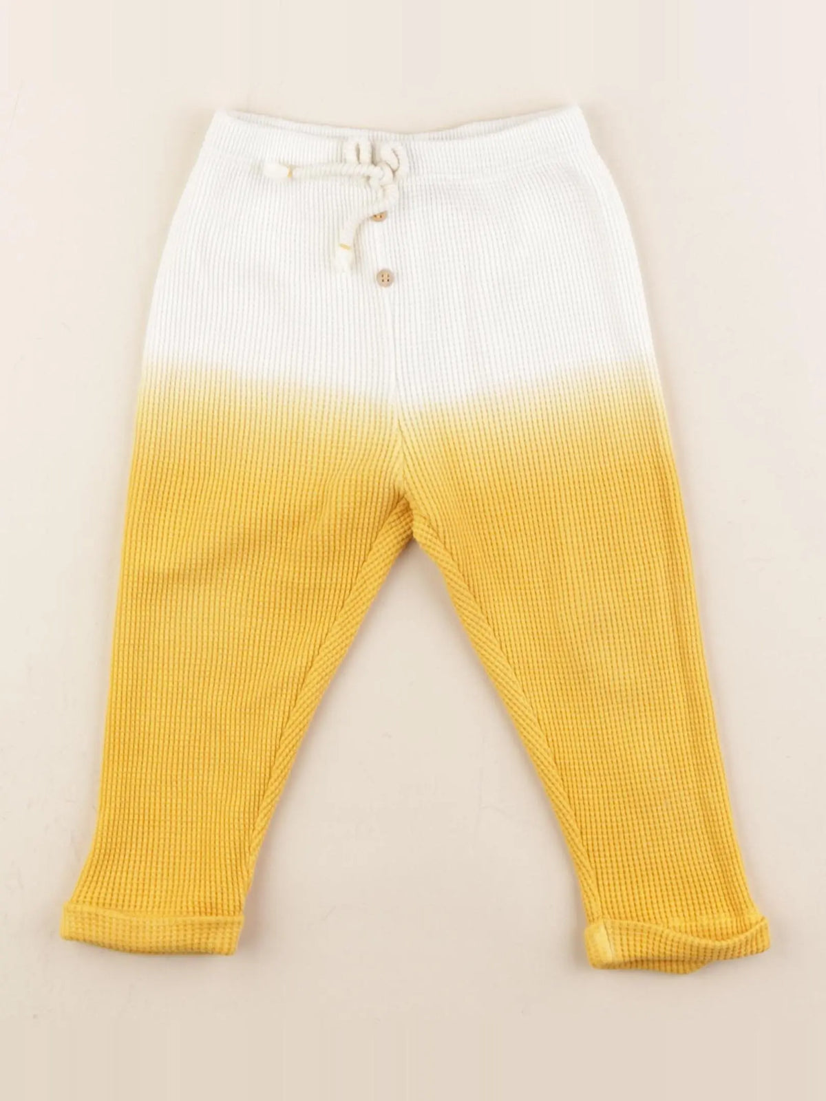 Zara - pantalon jaune - 12/18 mois
