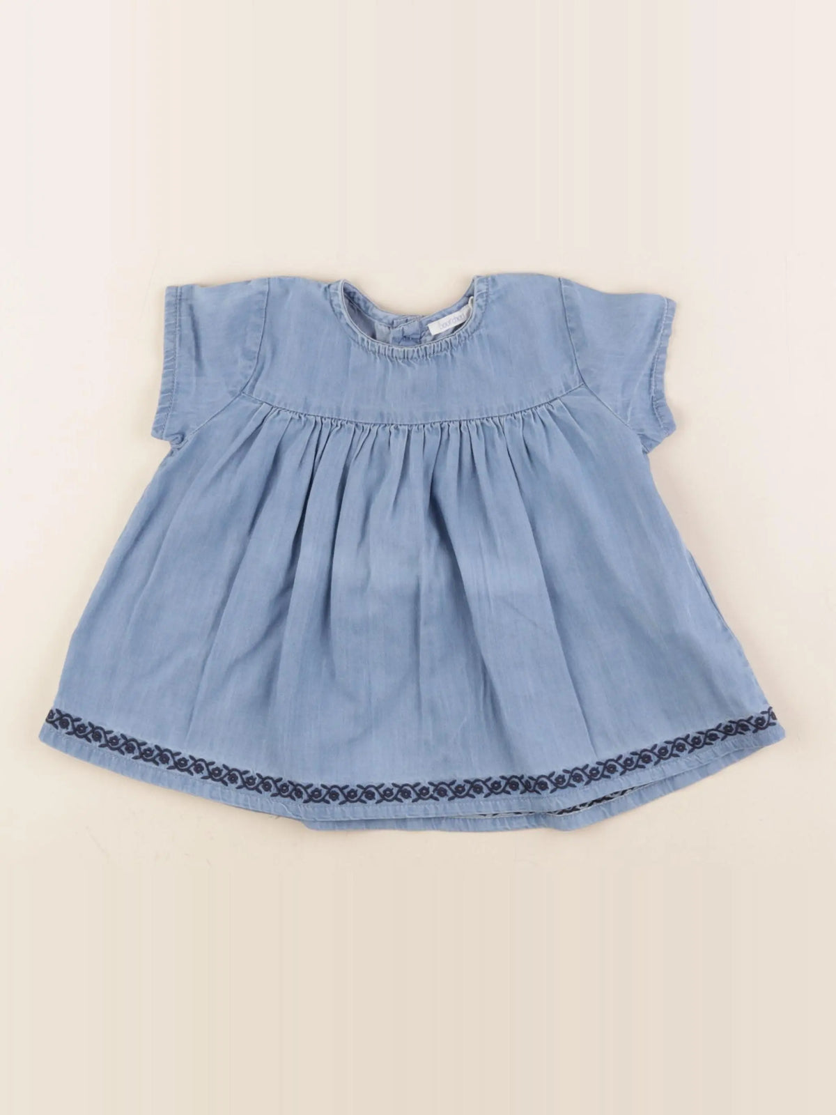Boutchou - blouse bleu - 18 mois