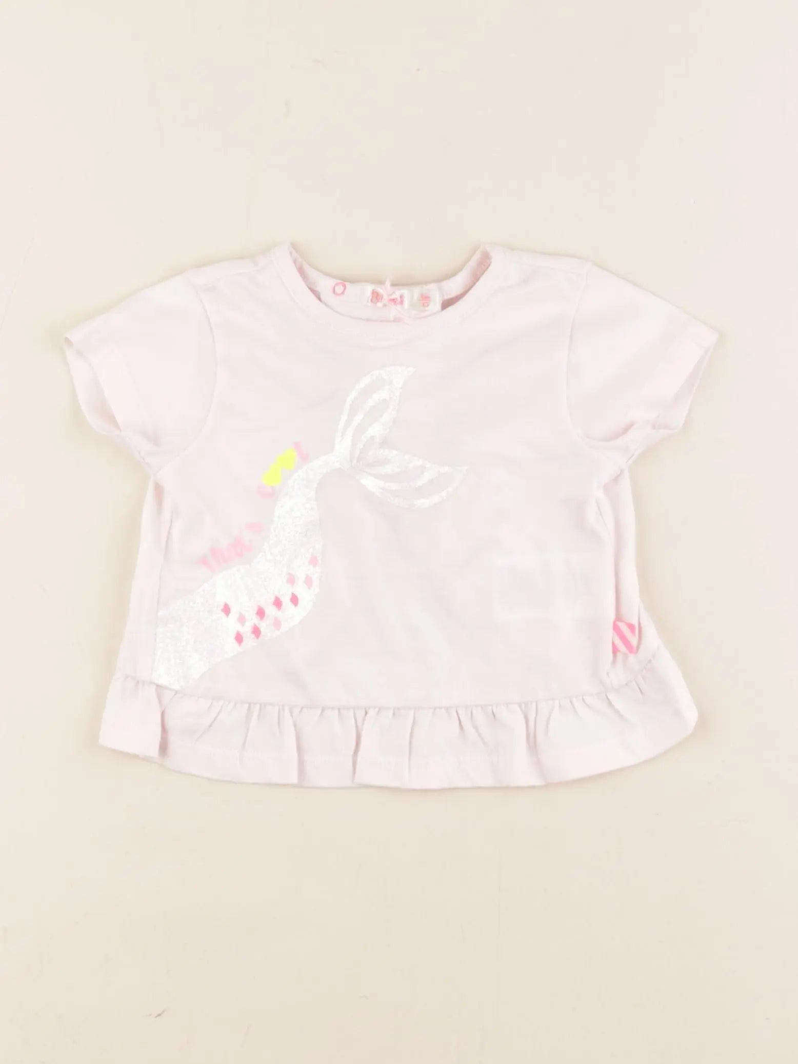 Billie Blush - tee-shirt rose - 6 mois
