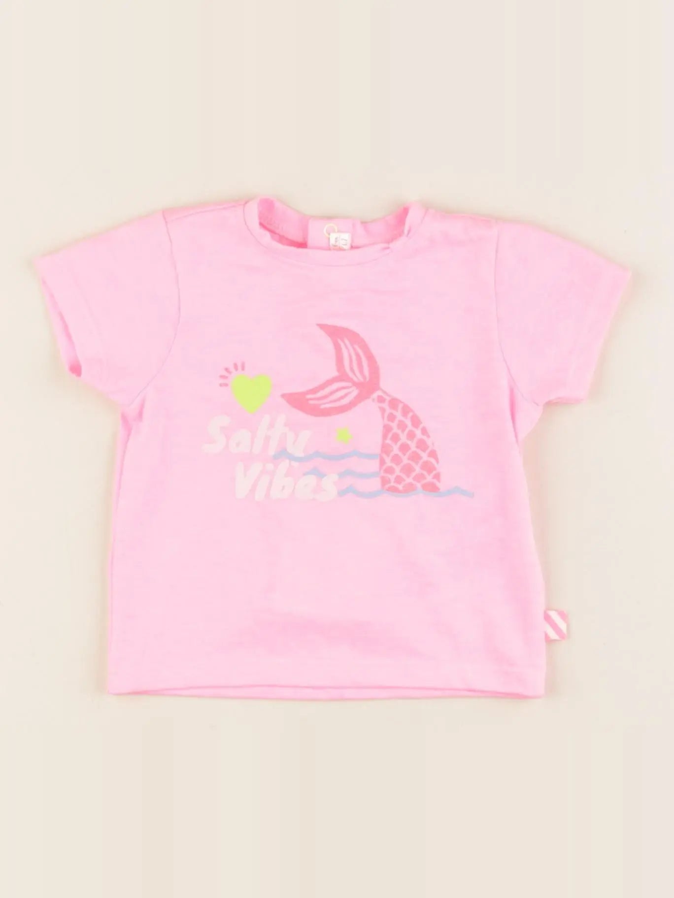 Billie Blush - tee-shirt rose - 6 mois