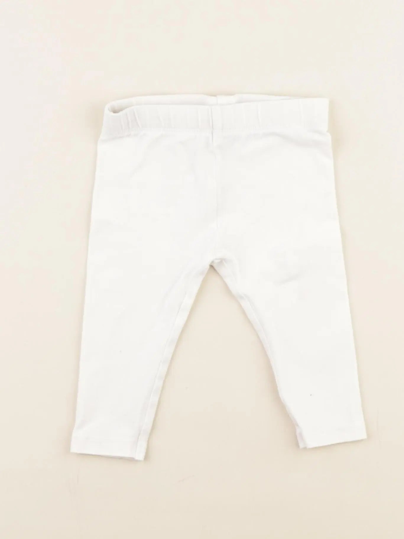 Vertbaudet - legging blanc - 6 mois