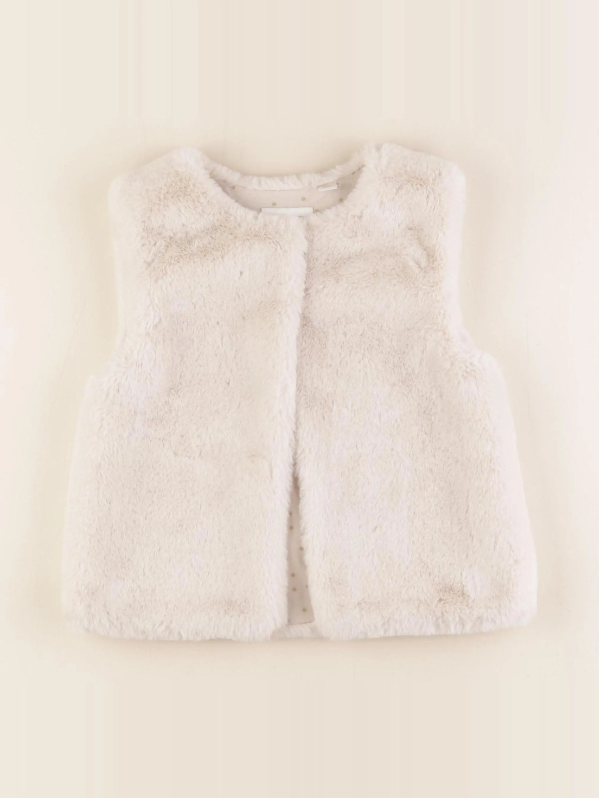 Okaidi - gilet beige - 8 ans